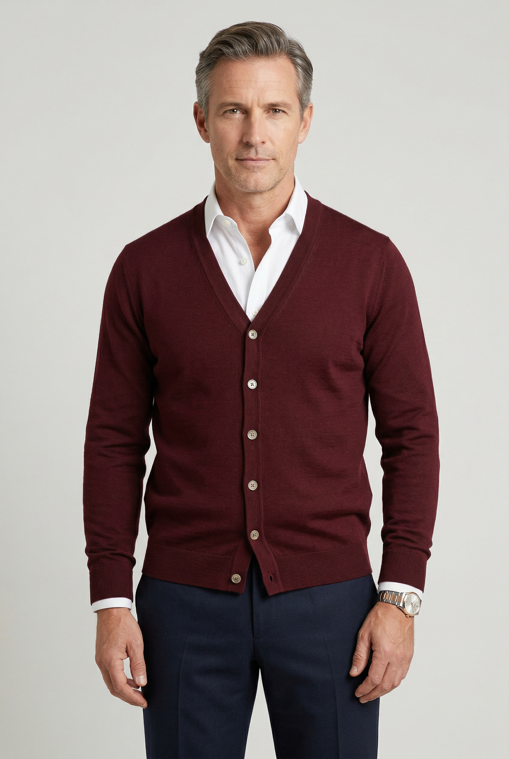 Men’s Cardigan | Button V Neck - 1