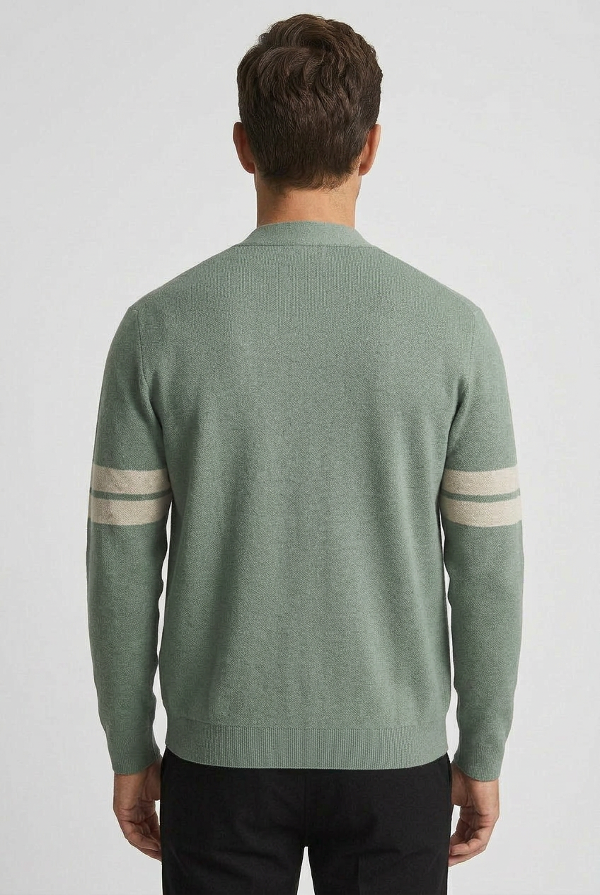 Men’s Cardigan | Lightweight Knit with Front Pockets - 2