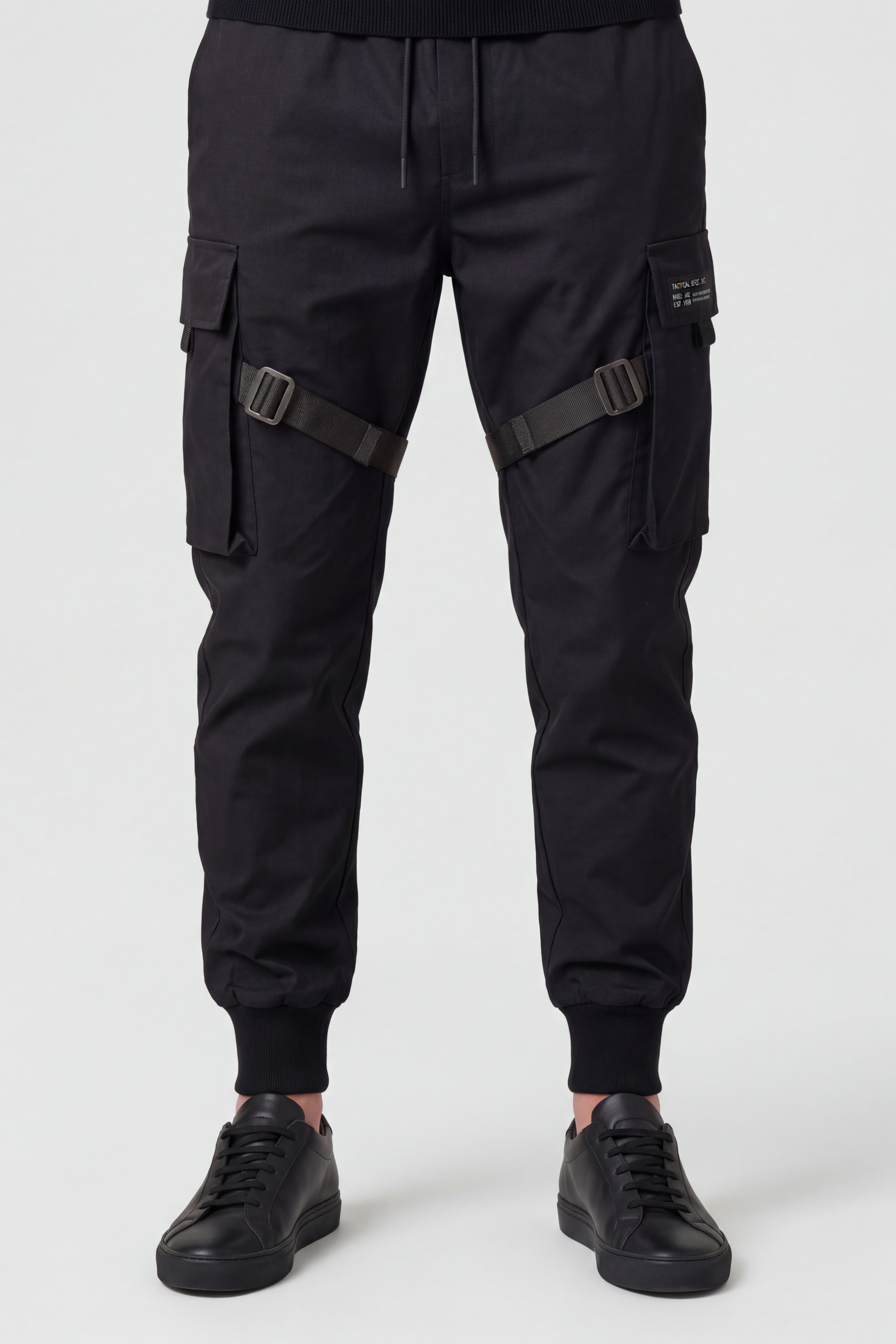 Men’s Cargo Trousers | Techwear Strap Jogger - 1