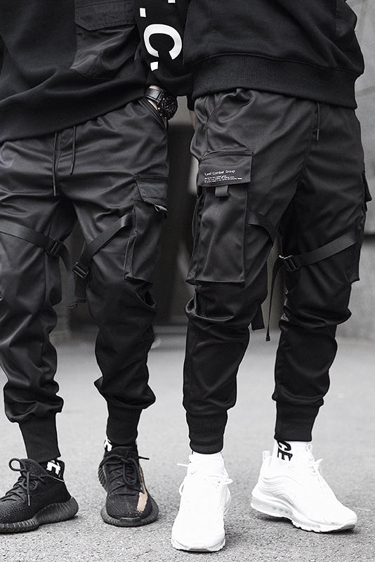 Men’s Cargo Trousers | Techwear Strap Jogger - 3