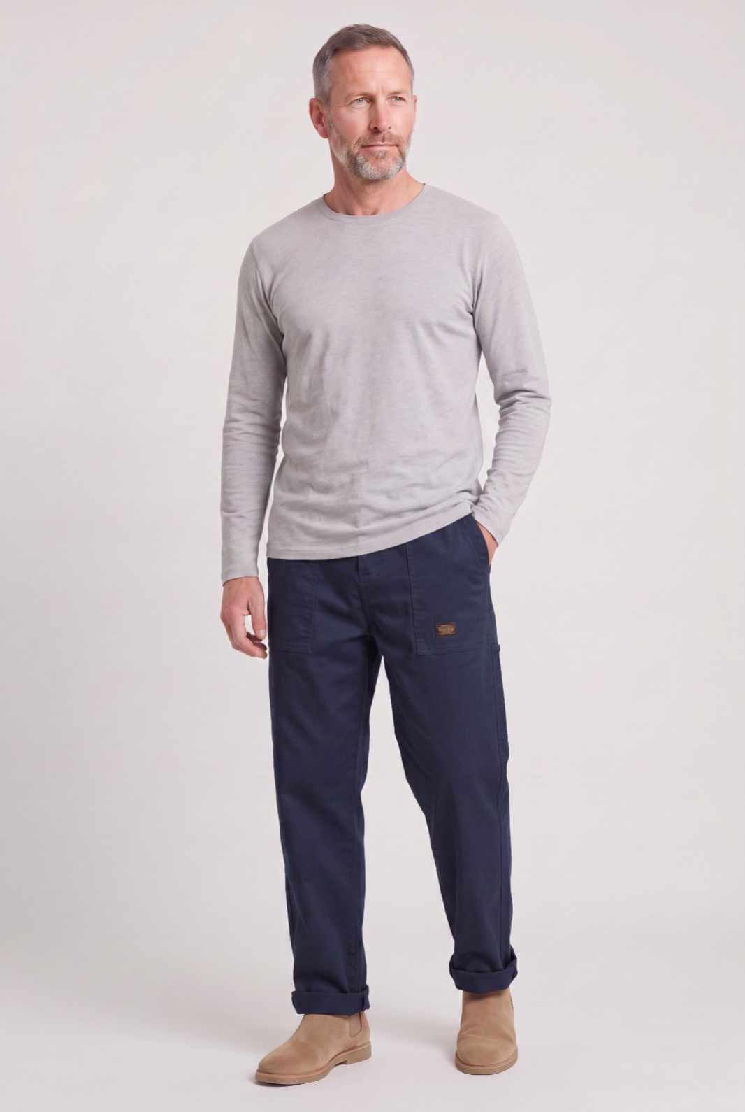 Men's Cargo Trousers | Vintage Utility Straight Leg - 7