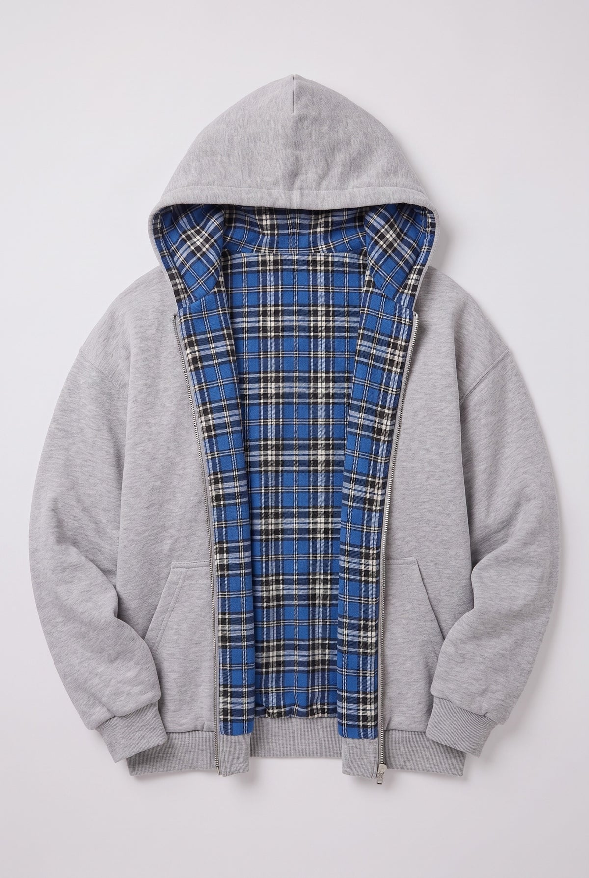 Men's Hoodie | Reversible Zip-Up detail