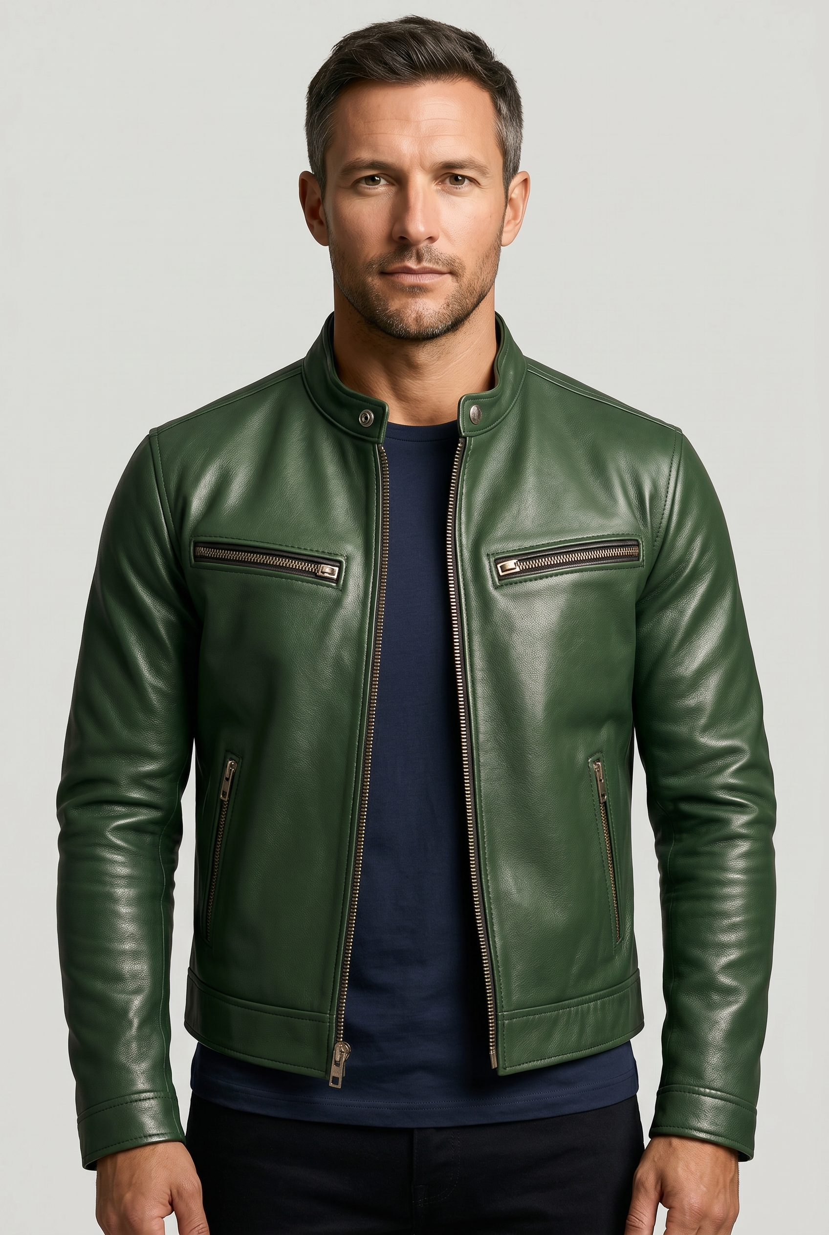 Men's Jacket | Zipper Pockets-1