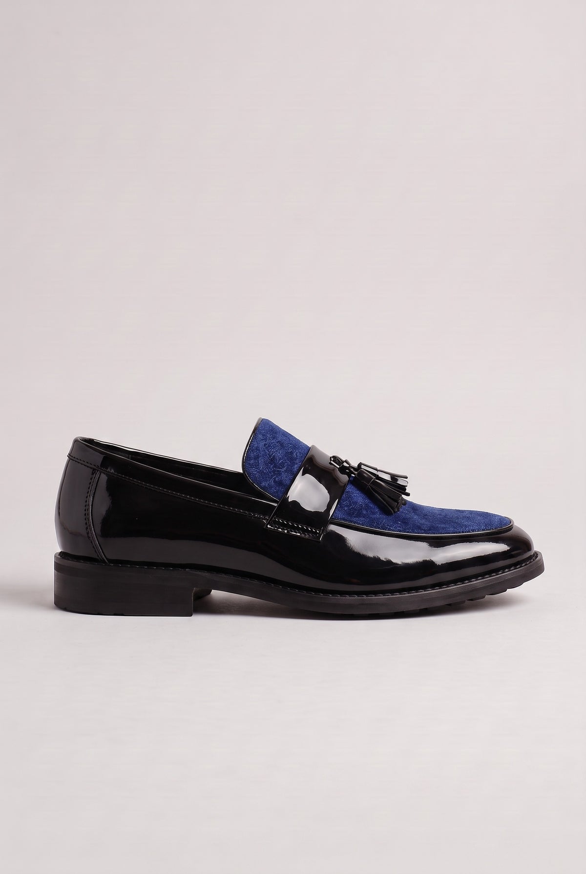 Men's Loafers | Contrast Tassel Slip-On - Navy