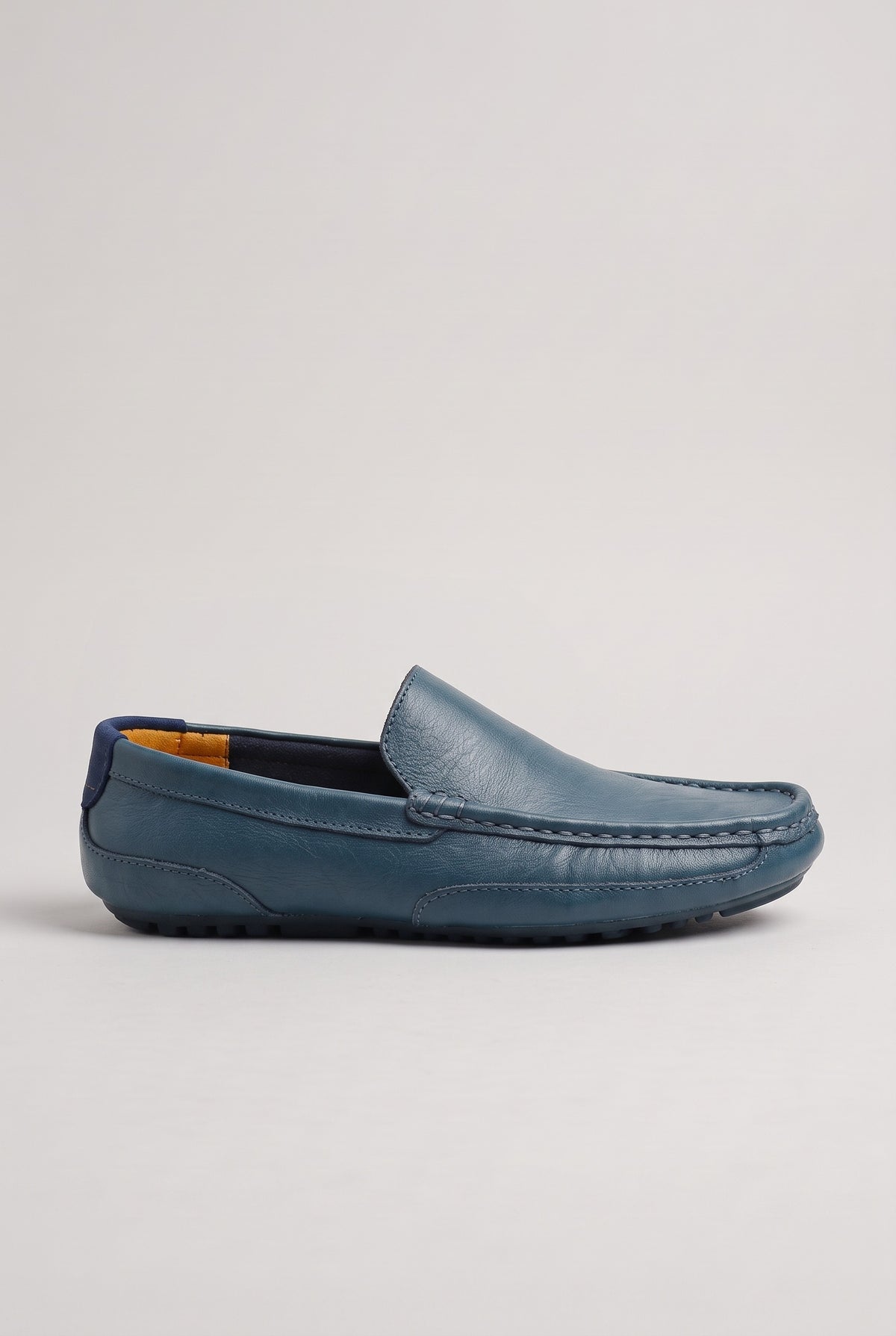 Men's Loafers | Leather-Look Driving Slip-On - Blue