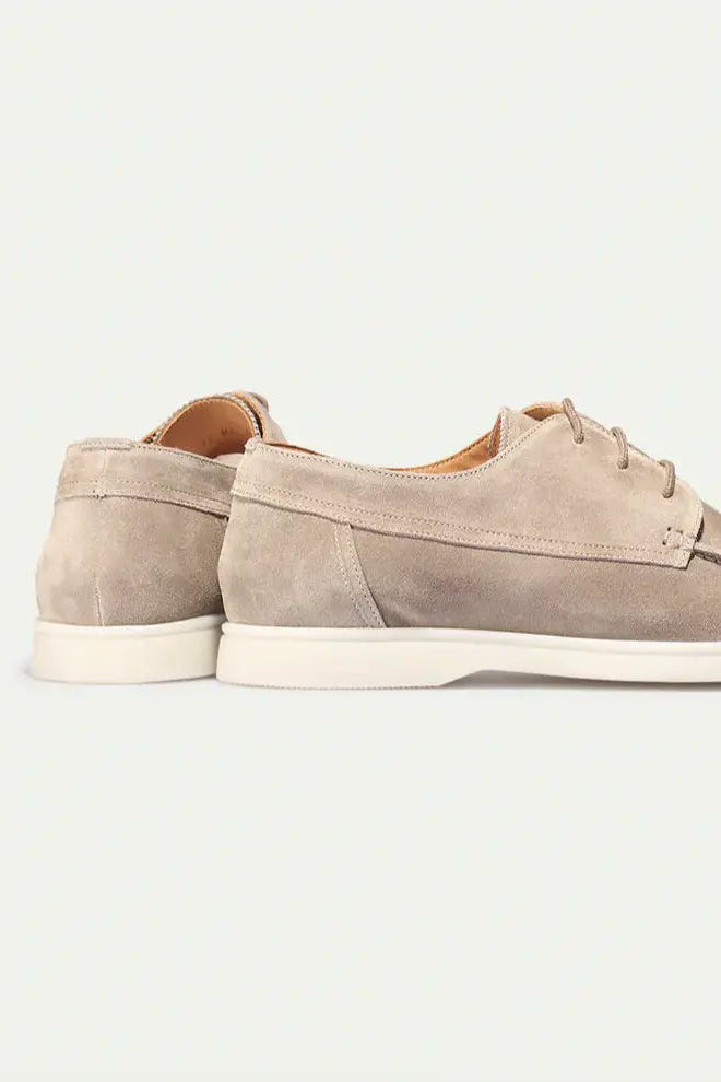 Men’s Loafers | Suede Look with Lace-Up Detail - 7