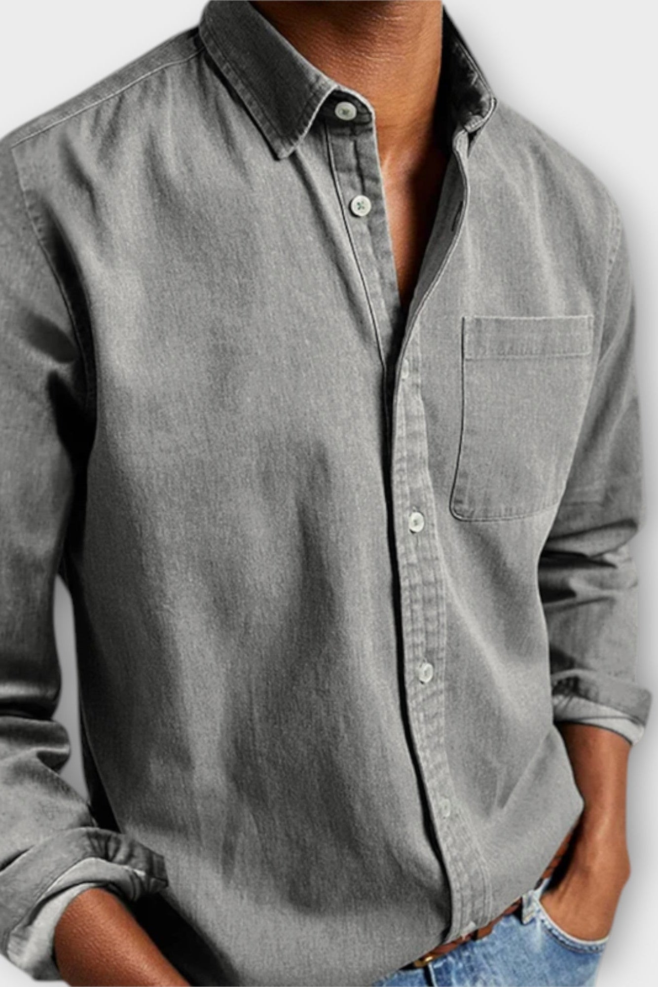Men’s Shirt | Button Up Long Sleeve - 7