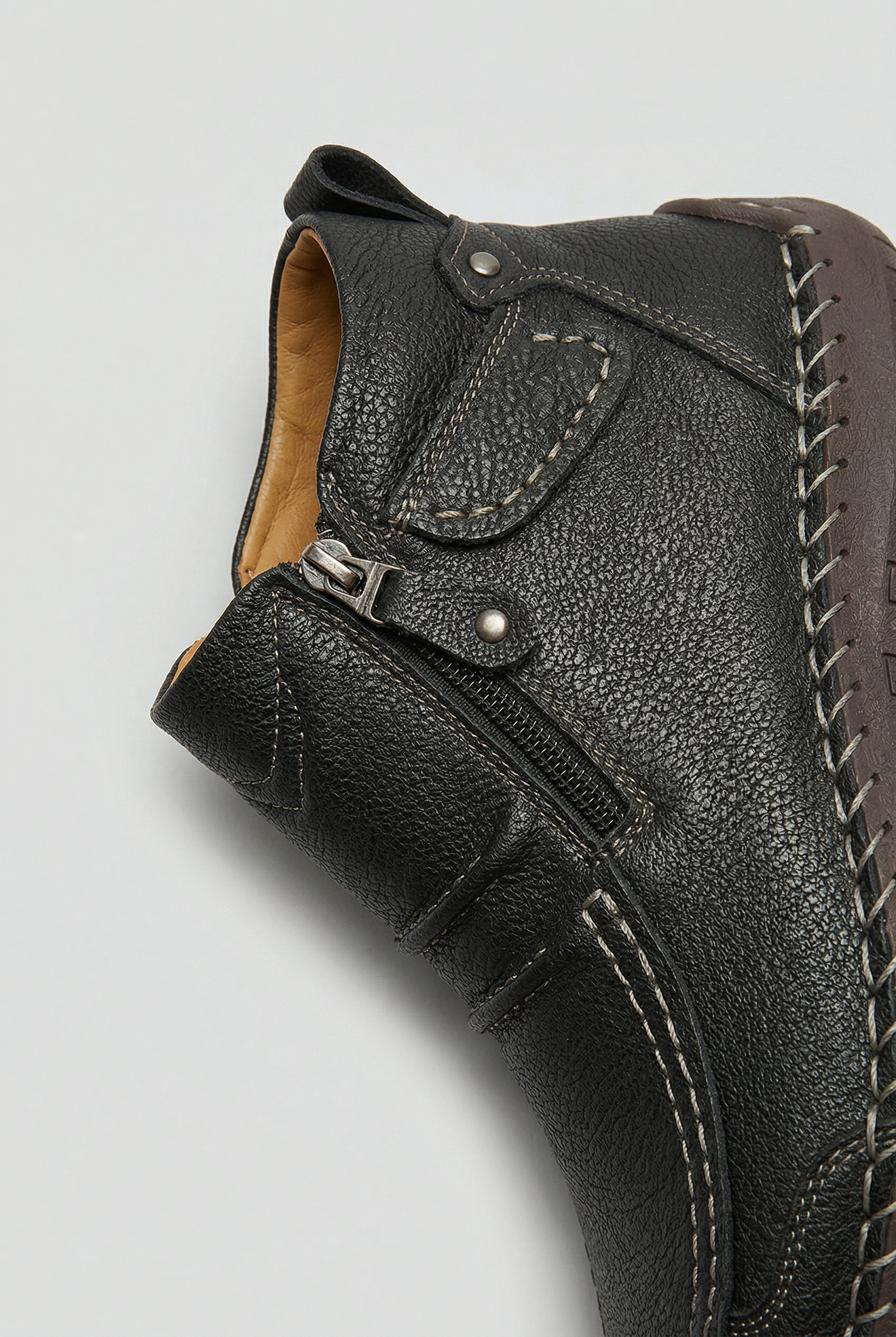 Men's Shoes | Side Zip with Cushioned Insole - 3