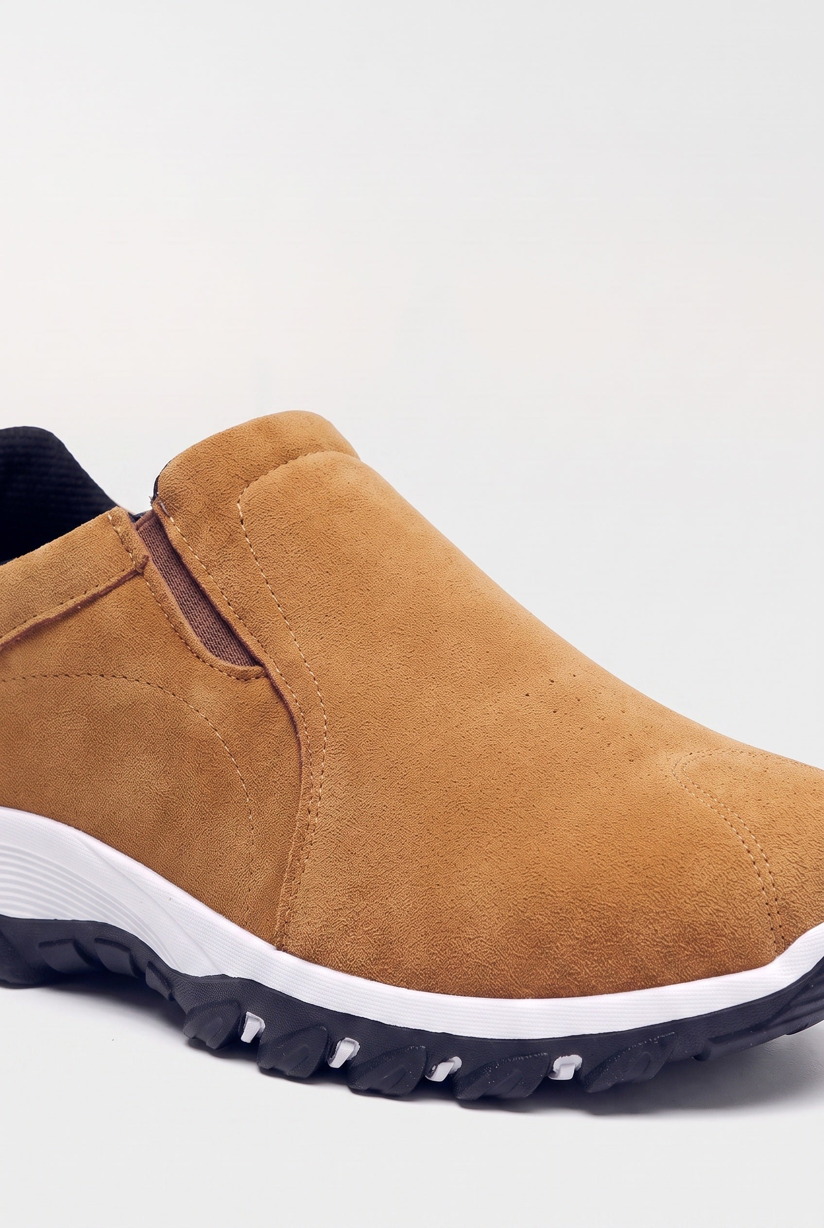 Men's Shoes | Slip-On Suede-Look Grip Sole - 3