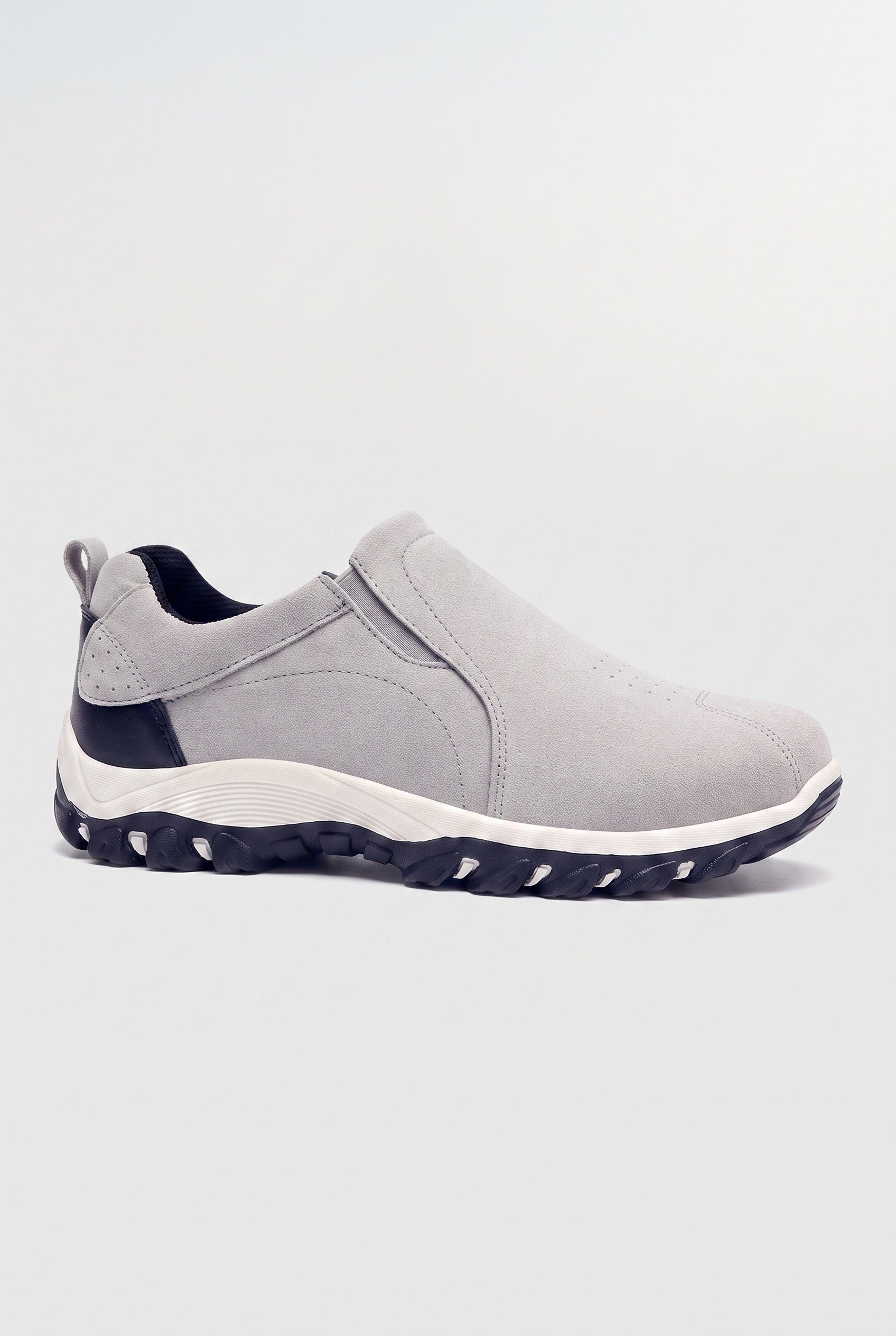Men's Shoes | Slip-On Suede-Look Grip Sole - 6
