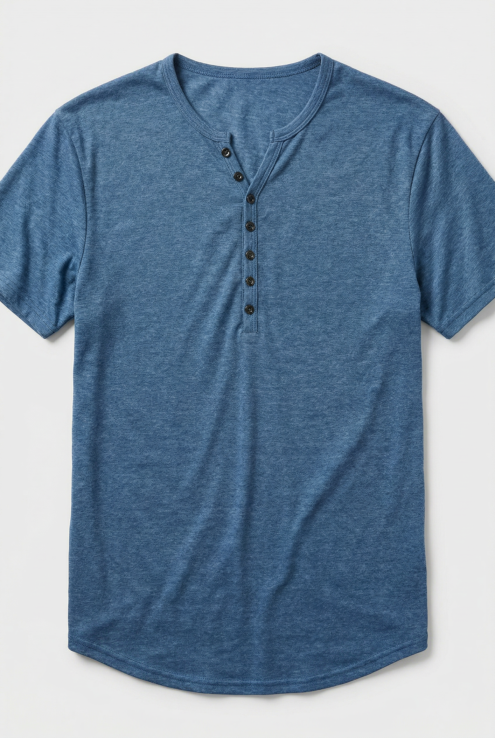 Men’s T Shirt | Henley with Button Placket - 3