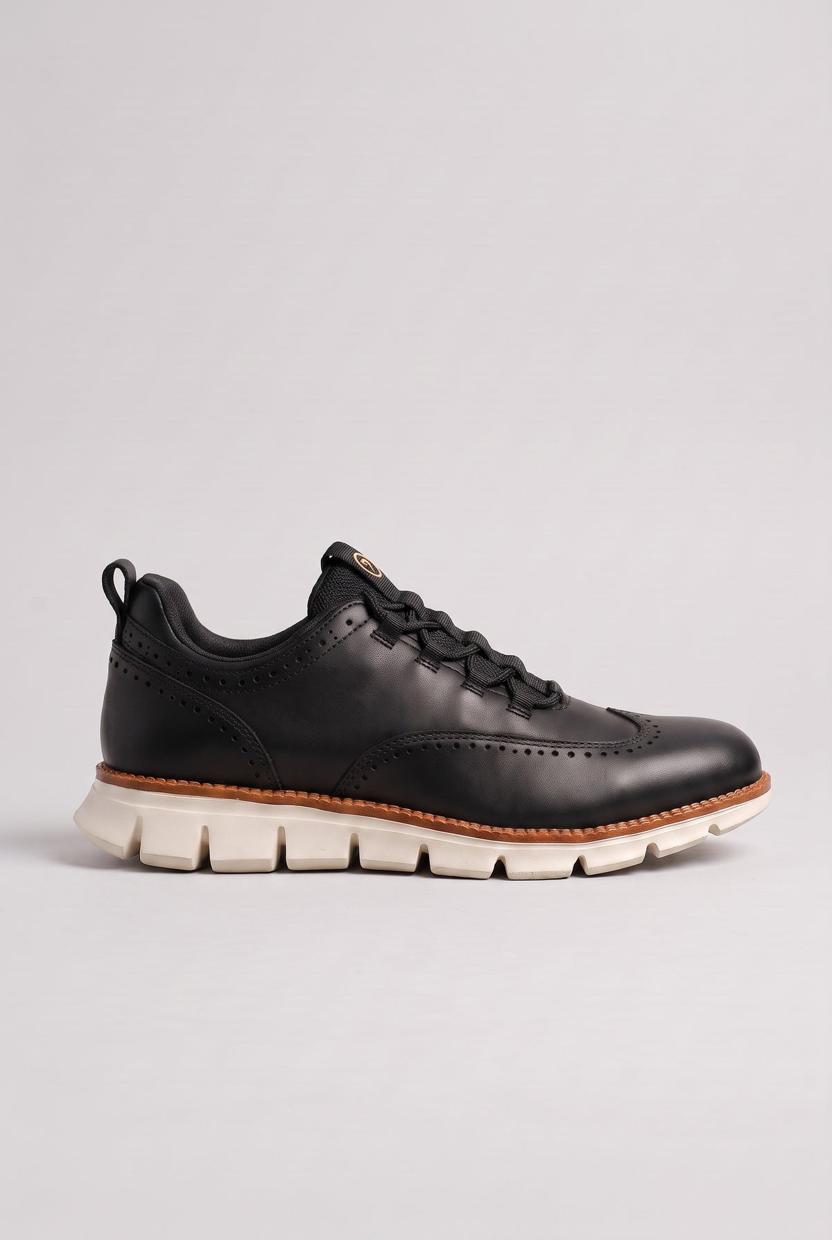Men's Trainers | Brogue Lace-Up - Charcoal