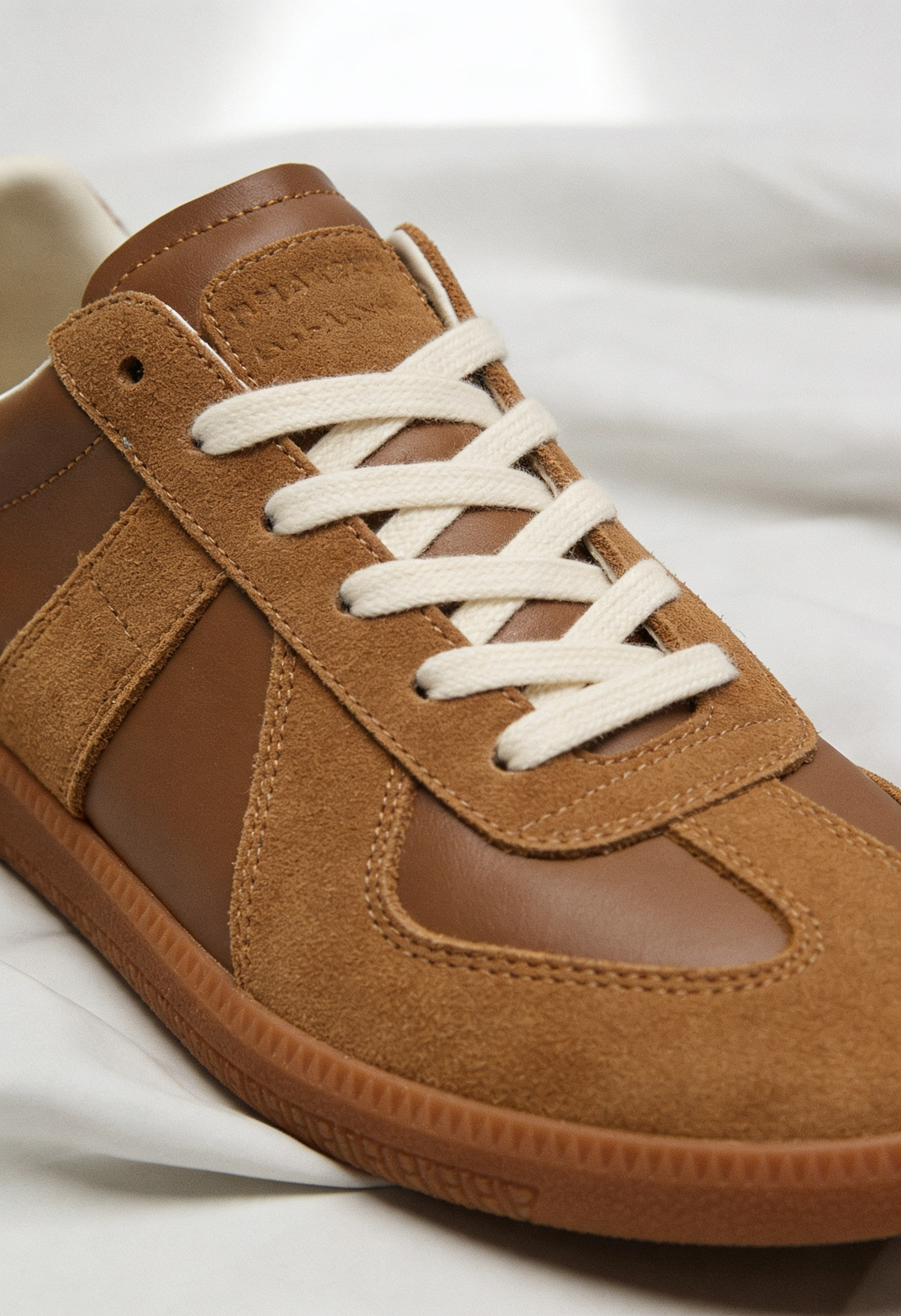 Men’s Trainers | Cushioned Sole with Suede-Look Finish - 3