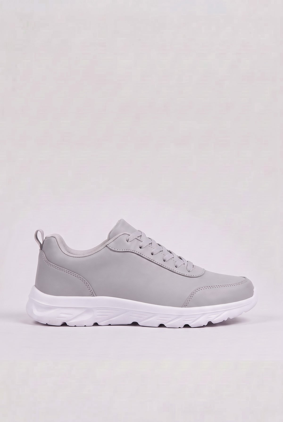 Men's Trainers | Lace-Up with Chunky Sole - Grey