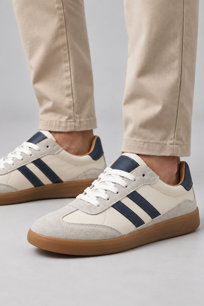Men's Trainers | Retro Stripe Gum Sole - 20