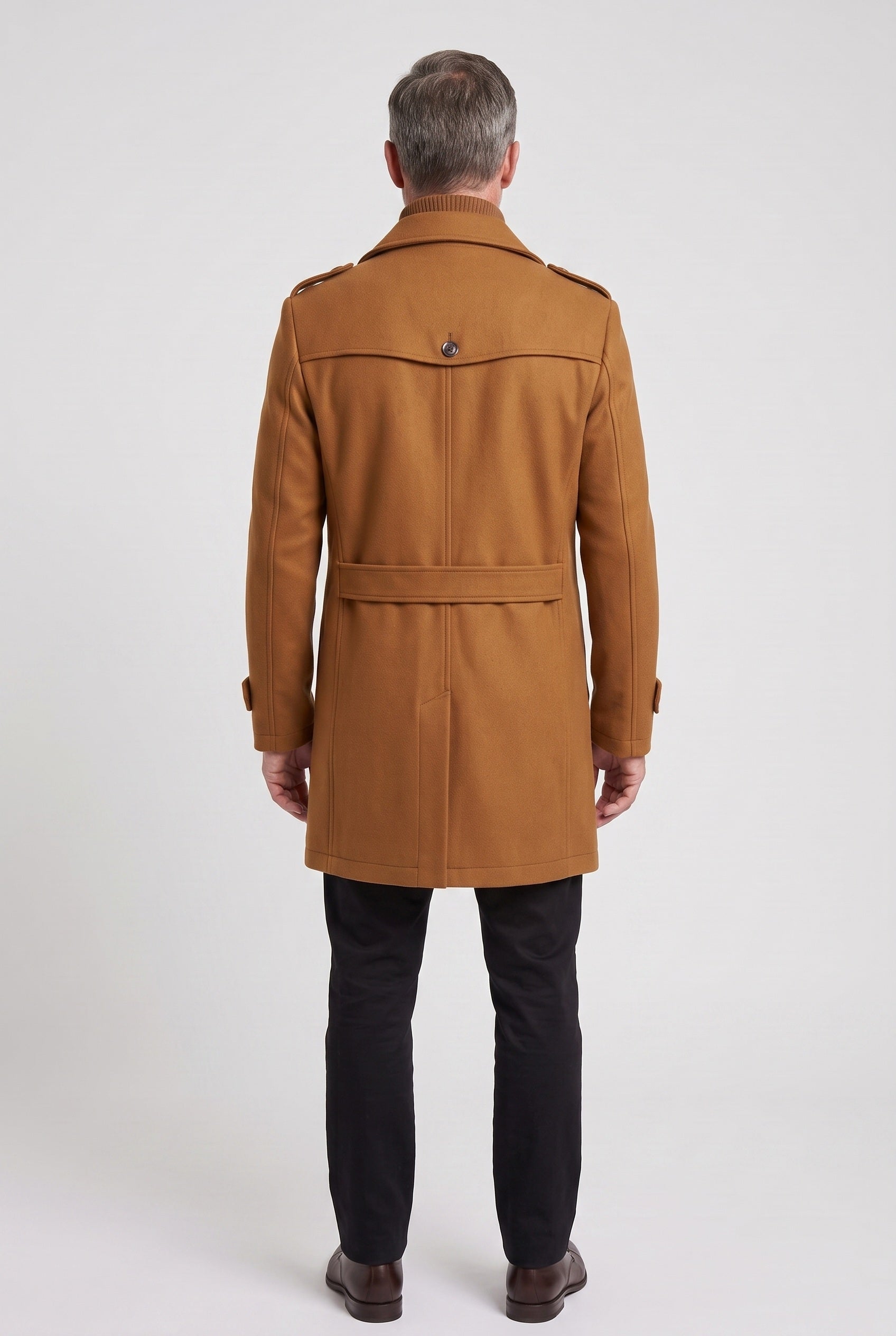 Men's Coat | Tailored Funnel Neck - 2