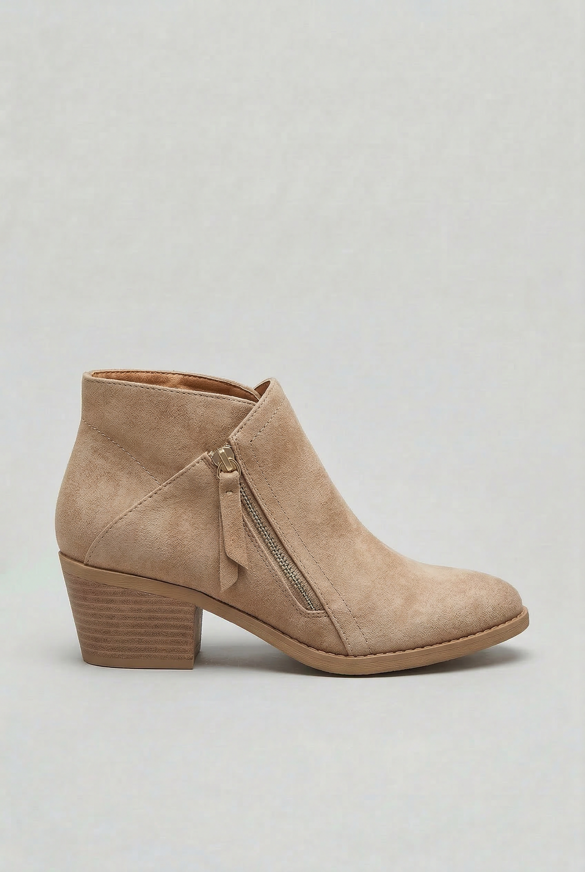 Women’s Ankle Boots | Block Heel with Side Zip - 7