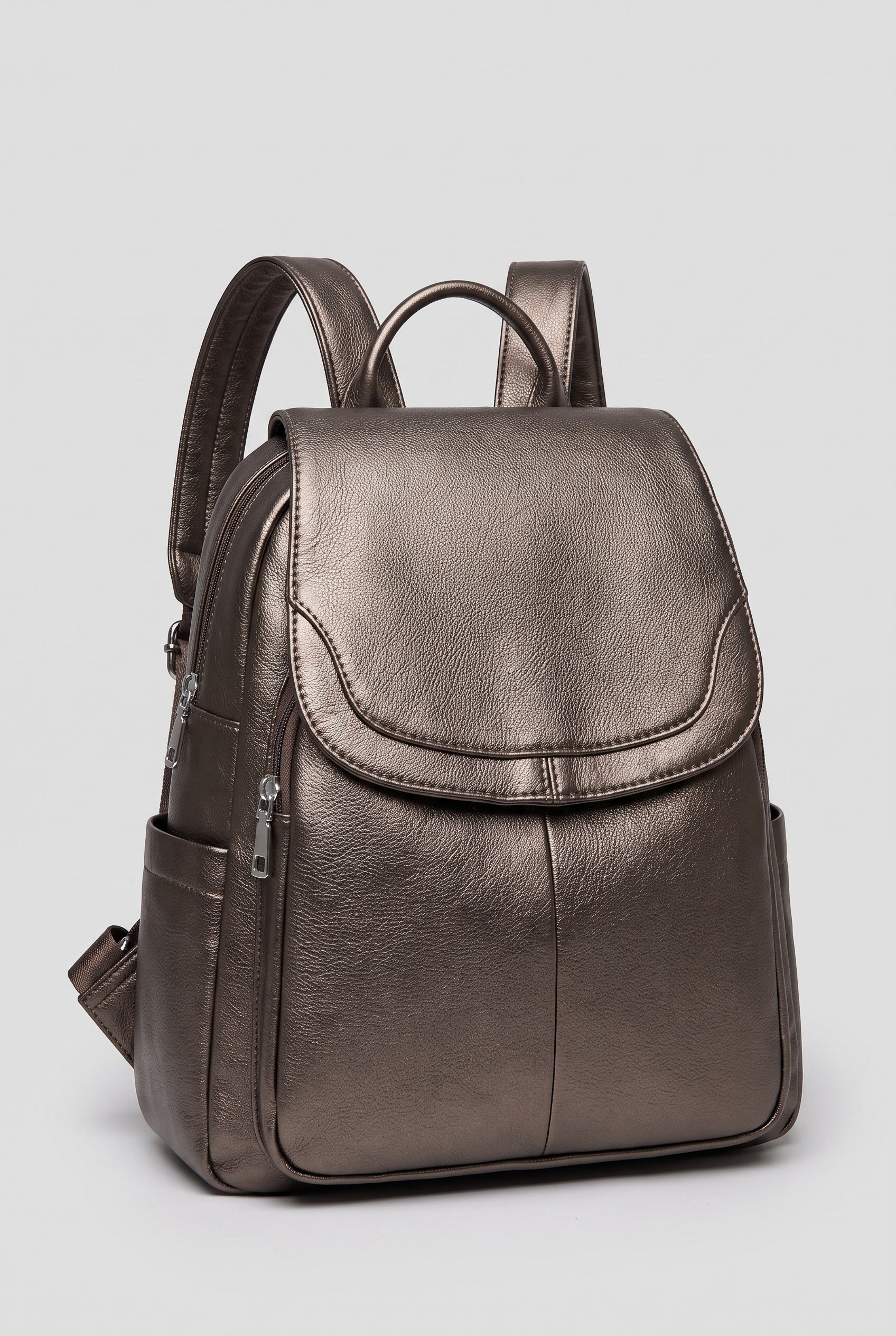 Women's Backpack | Anti-Theft Embossed Multi-Pocket - 11