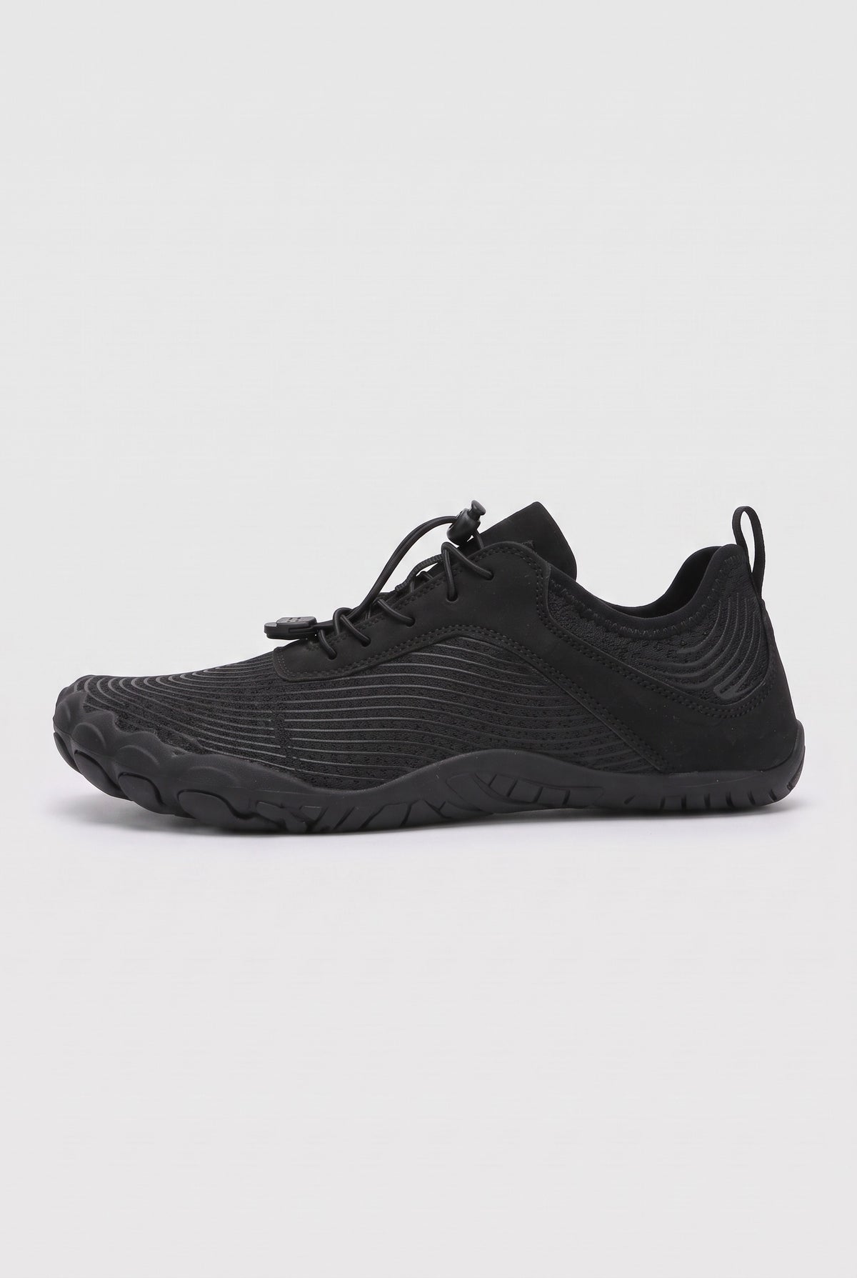 Women's Barefoot Shoes | Wide Toe Mesh - Plain Black