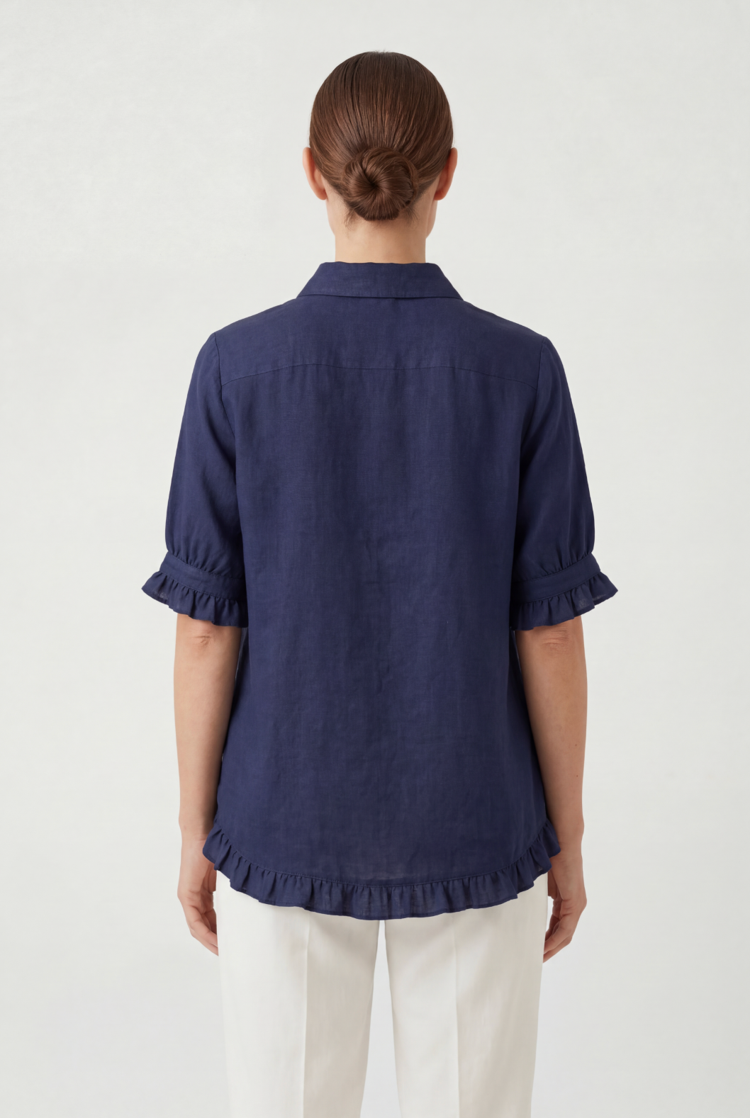 Women’s Blouse | with Ruffle Hem - 2