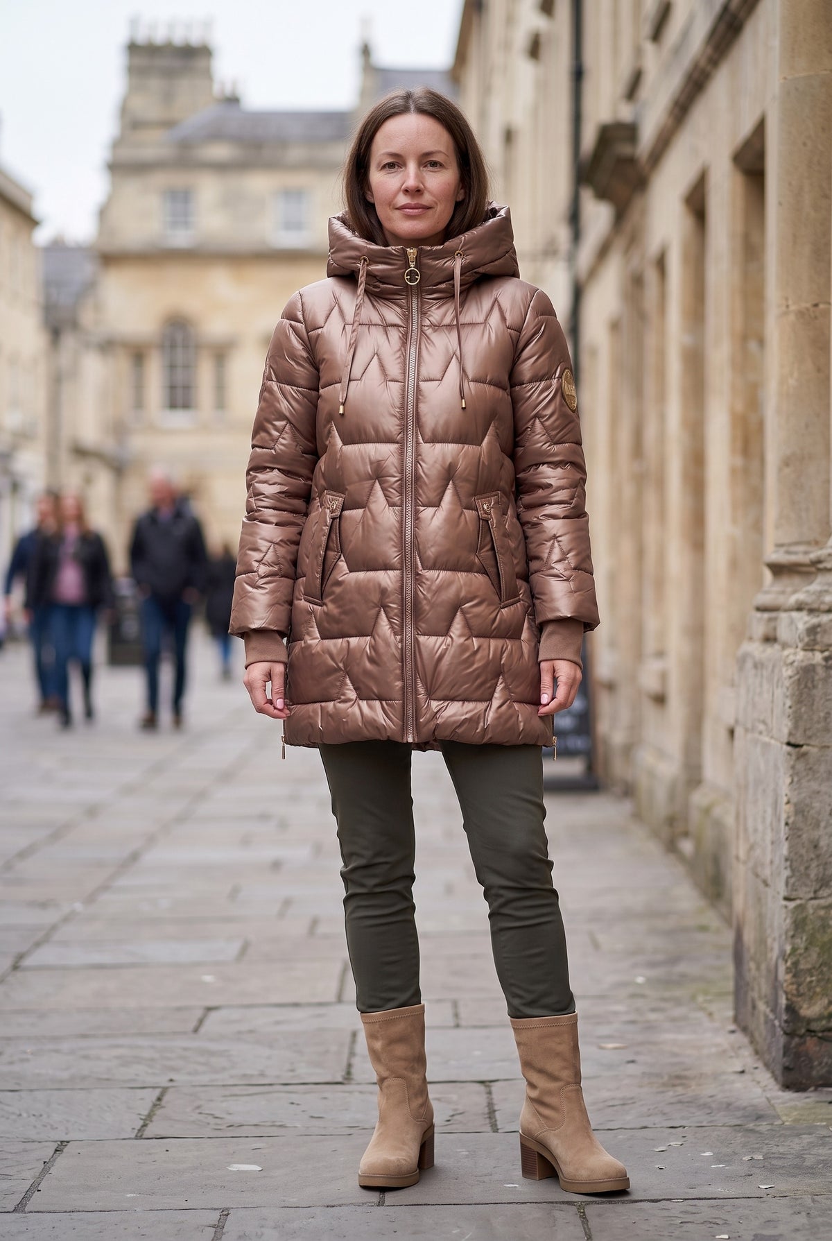 Women's Boots | Suede-Look Block Heel lifestyle