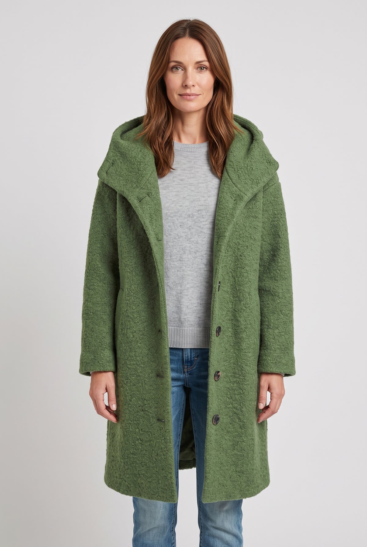 Women's Coat | Hooded Longline - 1