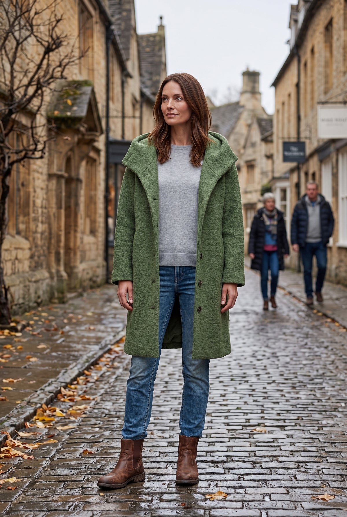Women's Coat | Hooded Longline - 4