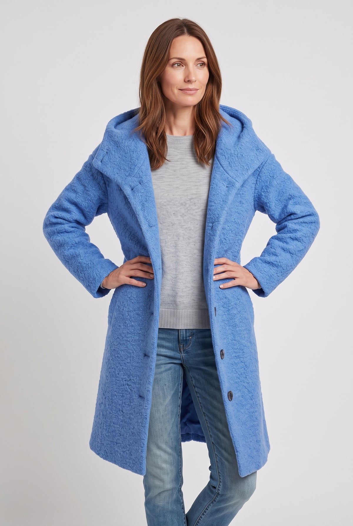 Women's Coat | Hooded Longline - 5
