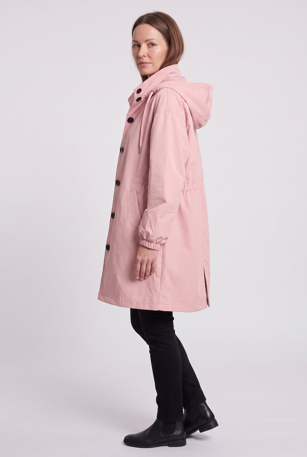 Women's Coat | Water-Resistant Hooded Windbreaker - 8