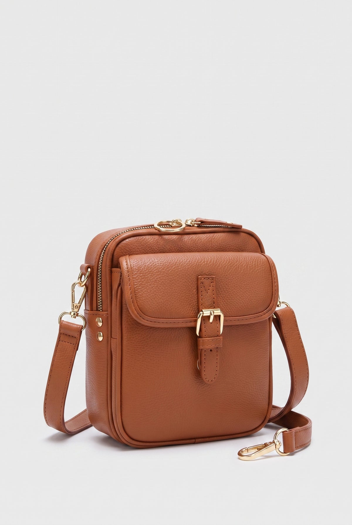 Women's Crossbody Bag | Buckle Flap Anti-Theft - 21
