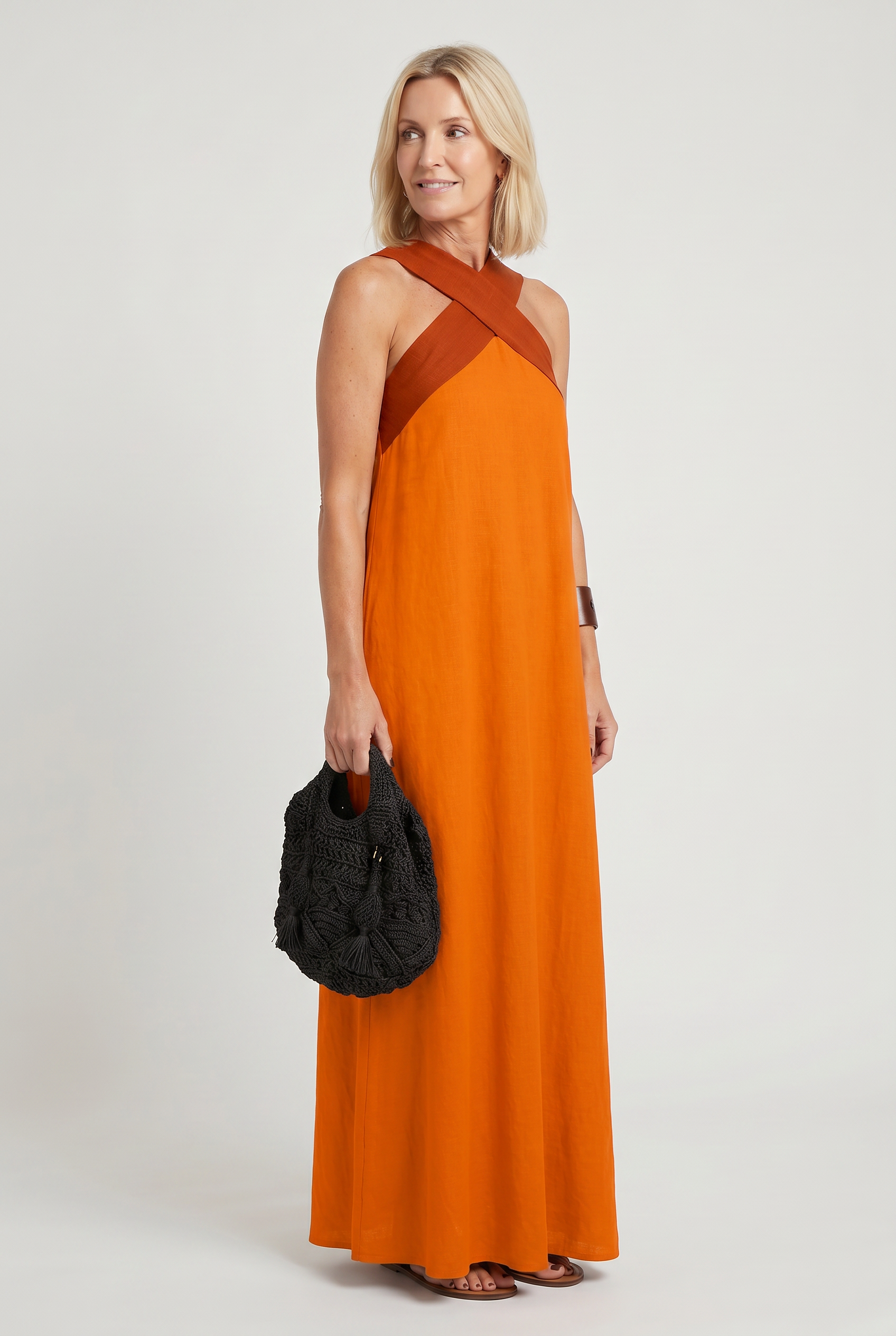 Women's Dress | Summer Cross Maxi-8