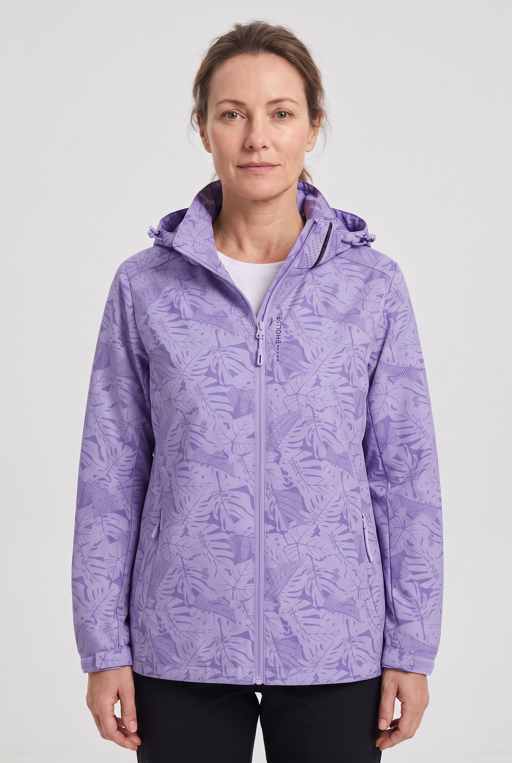 Women's Jacket | Hooded Waterproof Shell - Purple