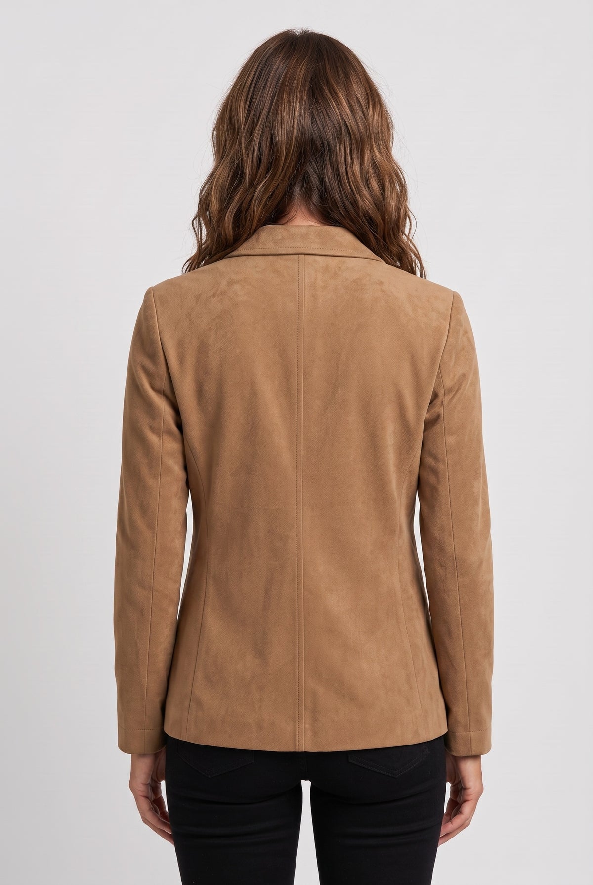 Women's Jacket | Suede-Look Patch Pocket - 22