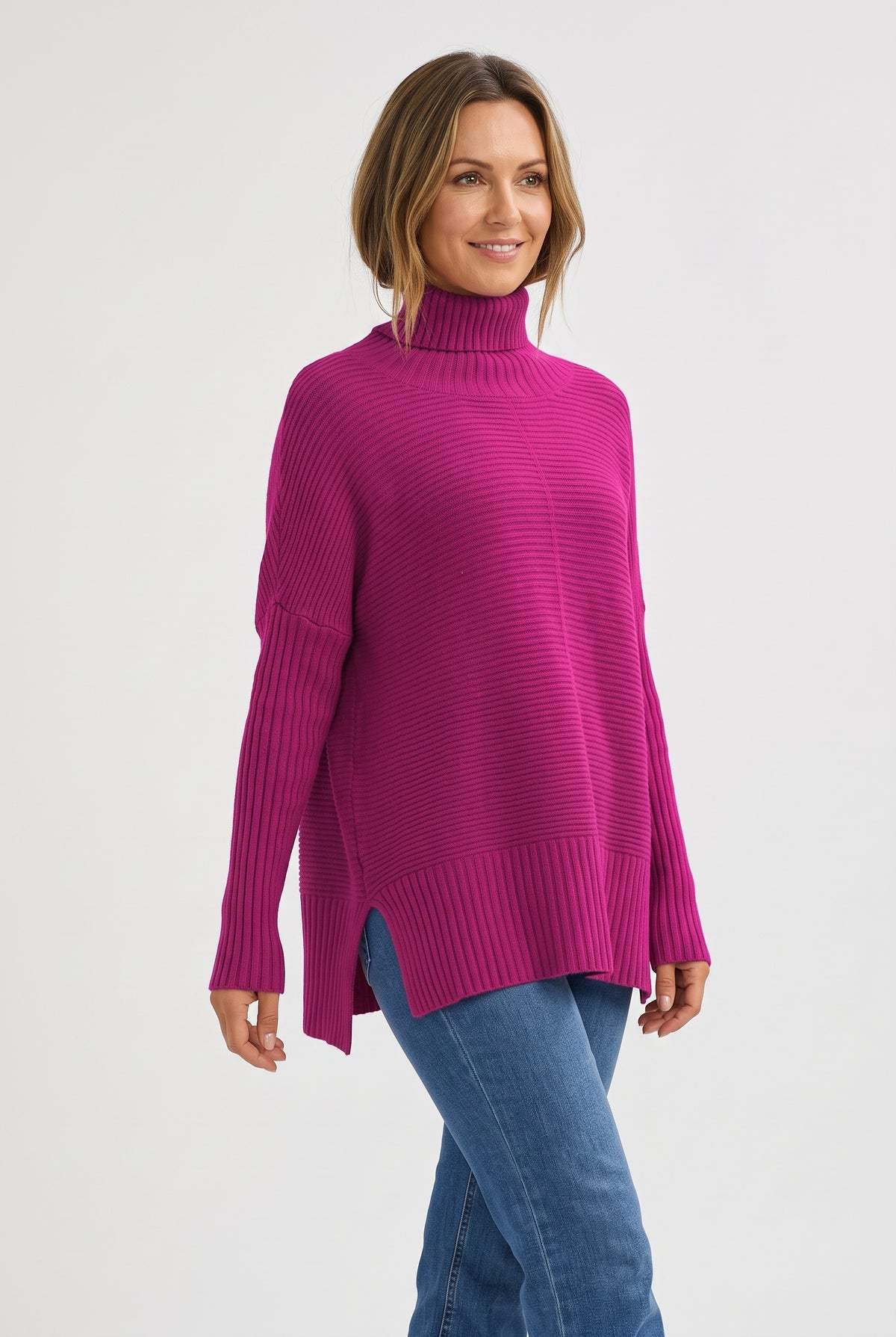 Women's Jumper | Ribbed Roll Neck - 10