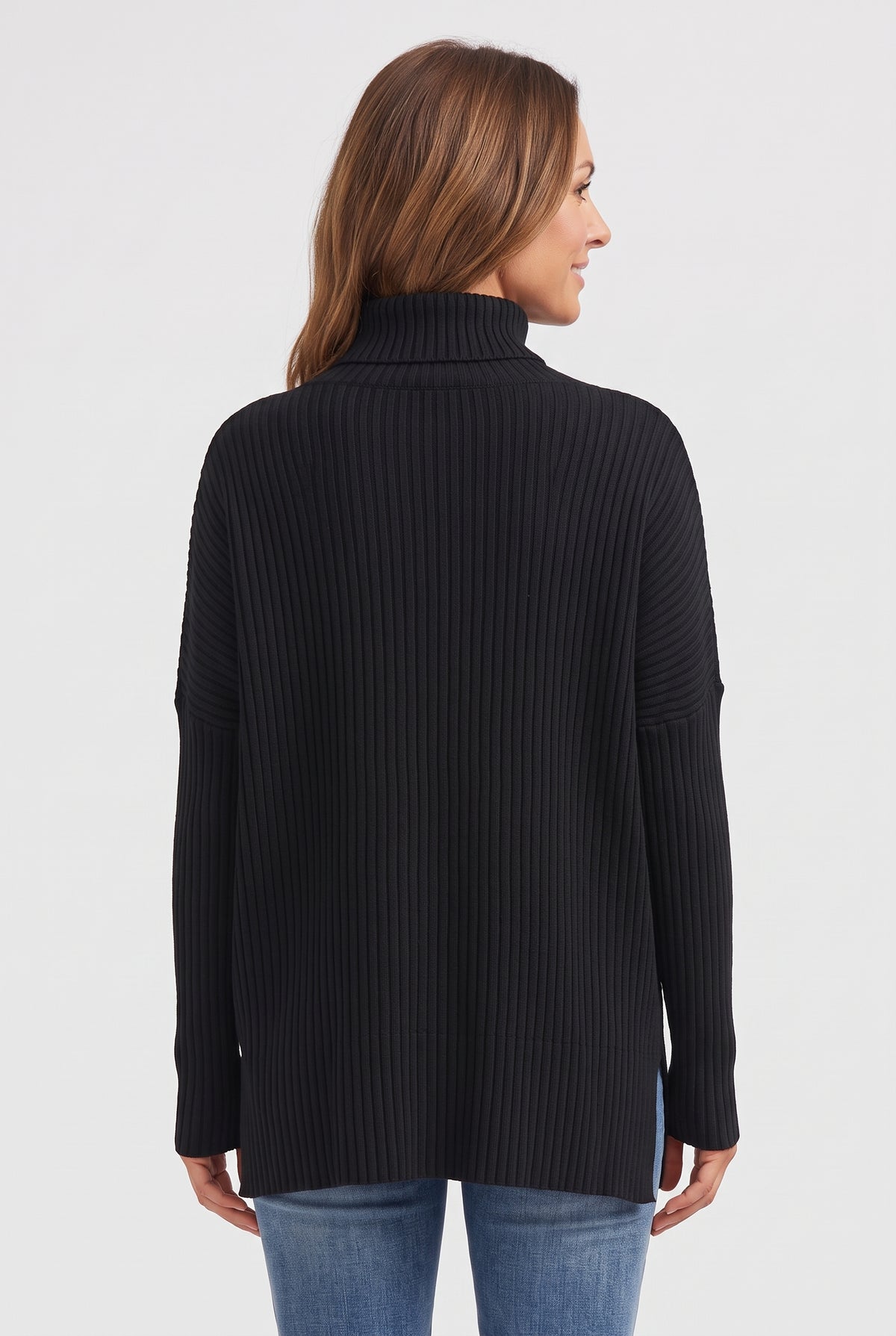 Women's Jumper | Ribbed Roll Neck - 2