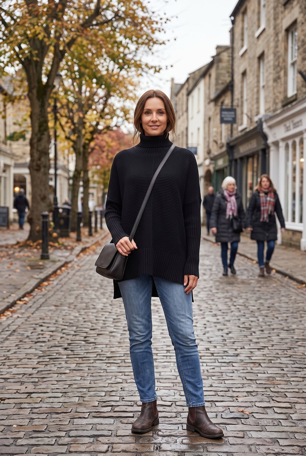 Women's Jumper | Ribbed Roll Neck - 4
