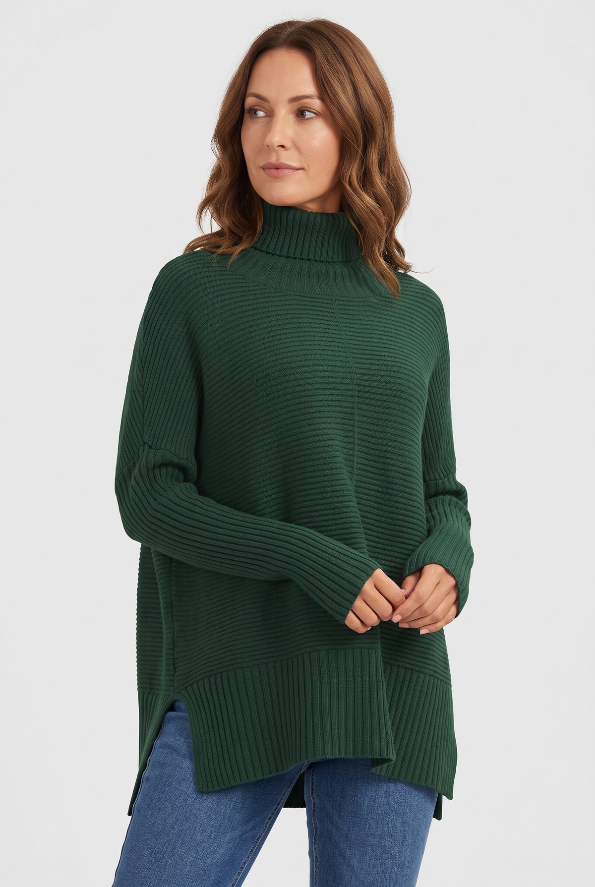 Women's Jumper | Ribbed Roll Neck - 6