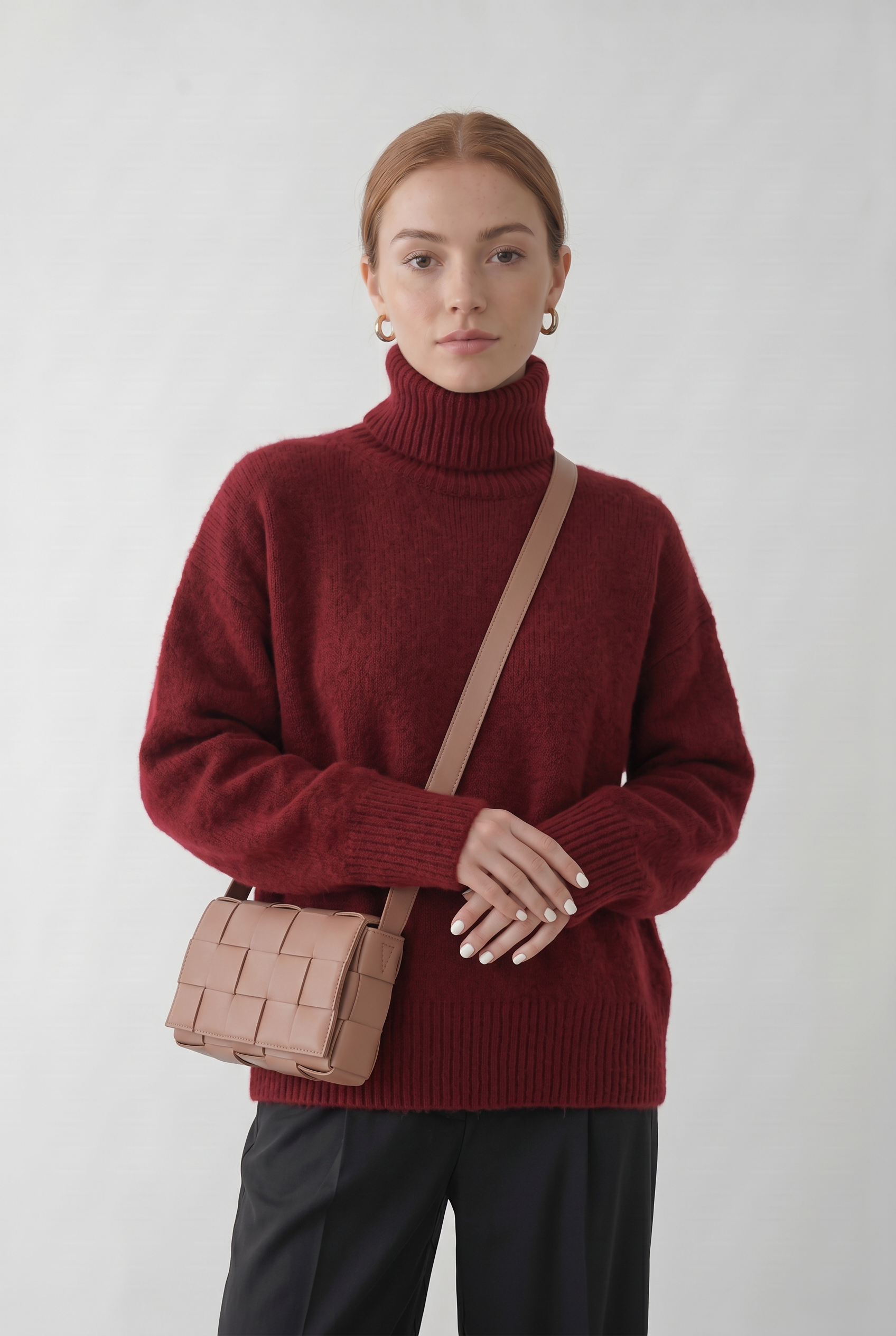 Women's Jumper | Turtleneck Knit-7