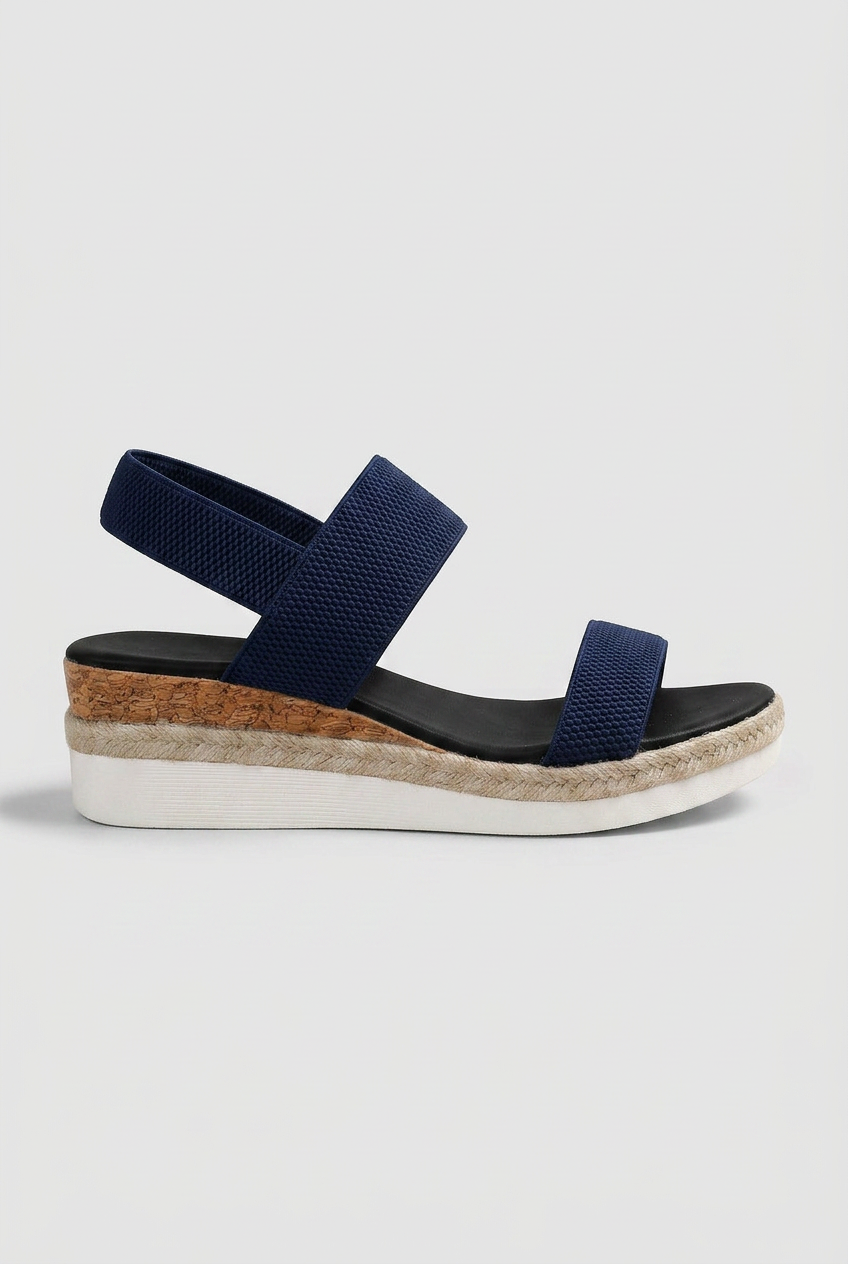 Women’s Open Toe Strap Sandals | Wedge - 7