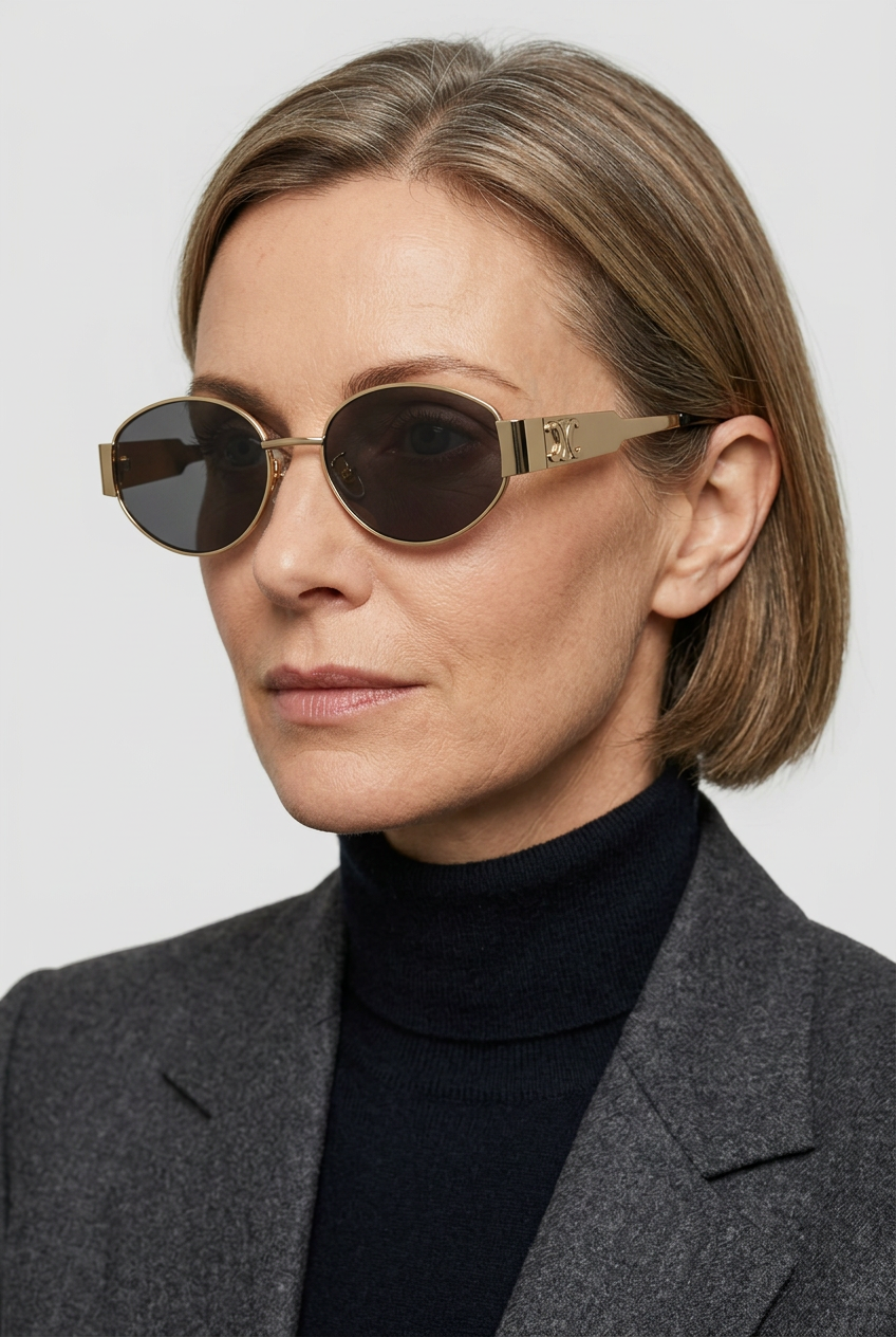 Women's Round Vintage Sunglasses | Classic - 2
