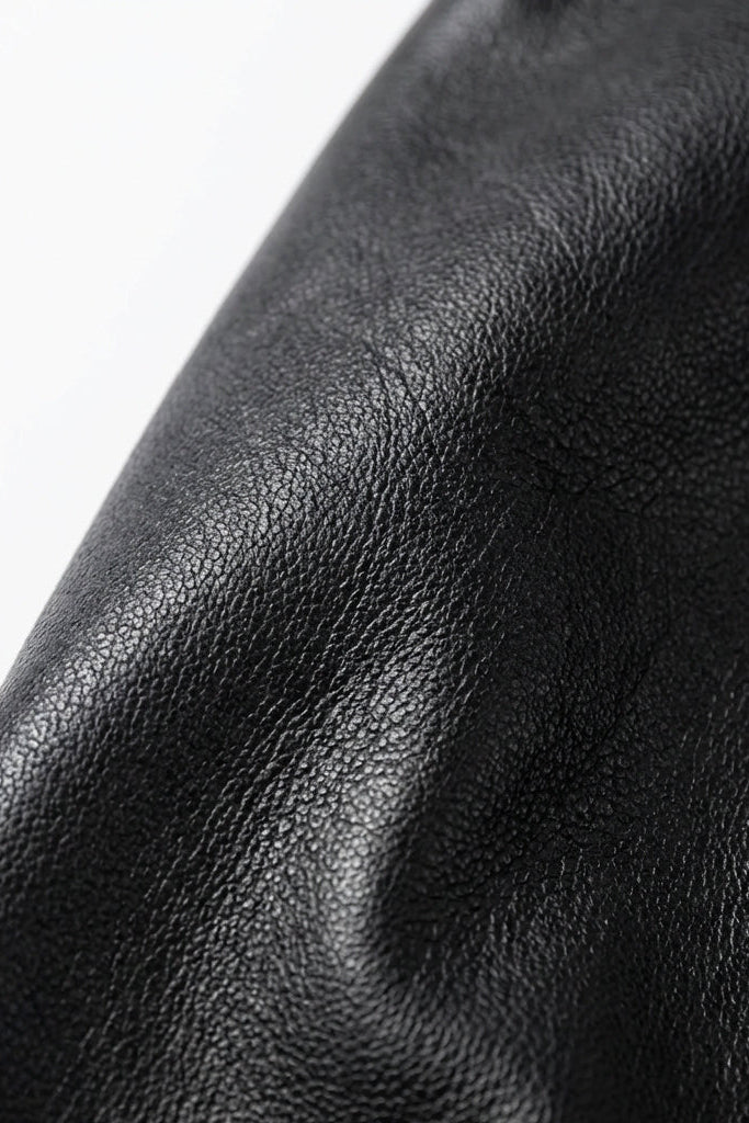 Women’s Skirt | Black Leather Look With Buttons - 2
