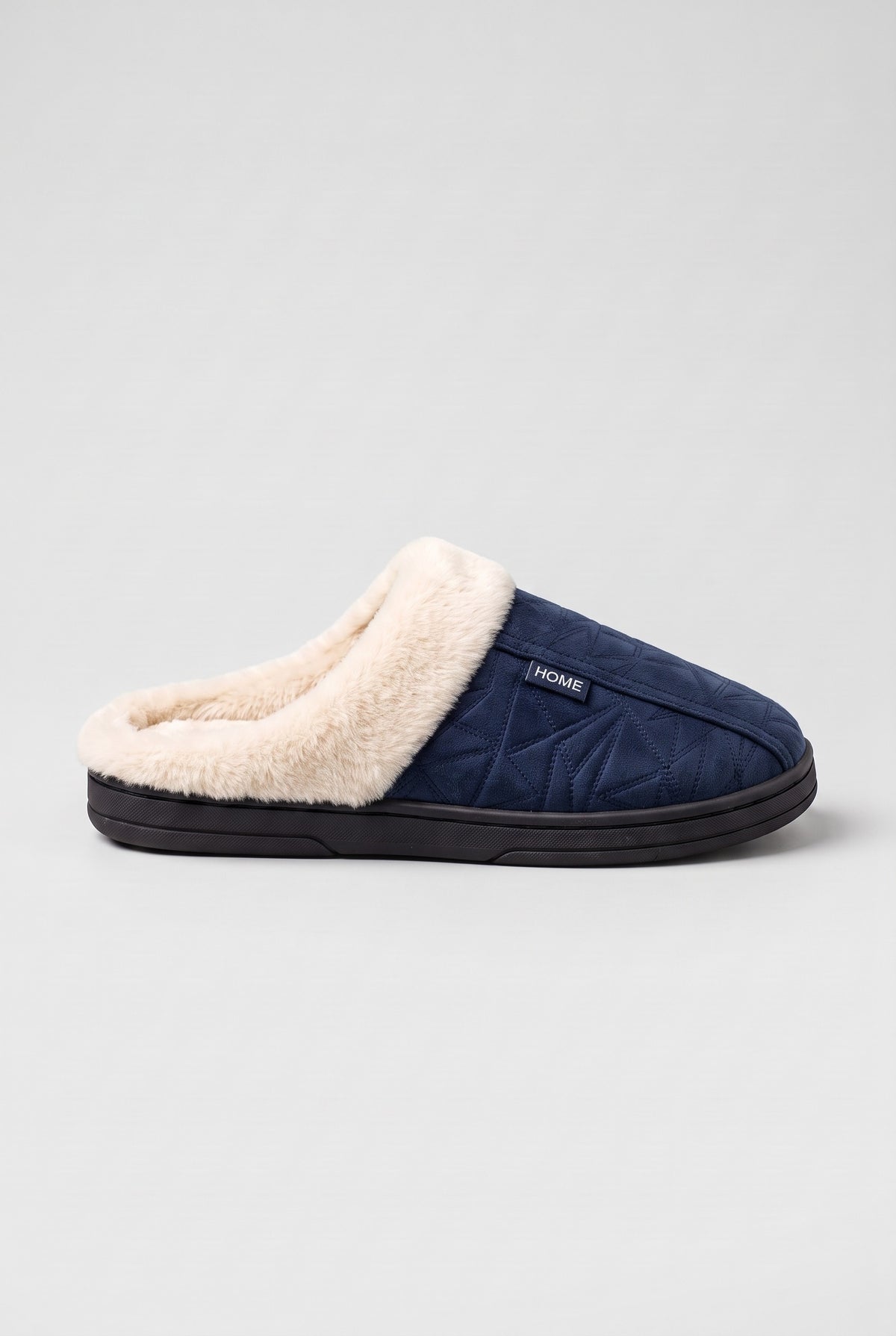 Women's Slippers | Faux Fur Mule - Blue
