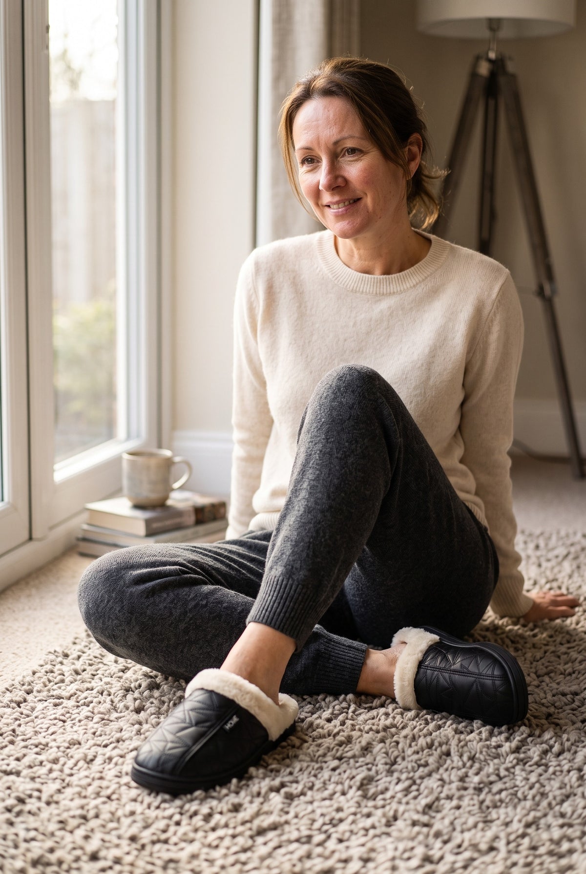 Women's Slippers | Faux Fur Mule - Lifestyle