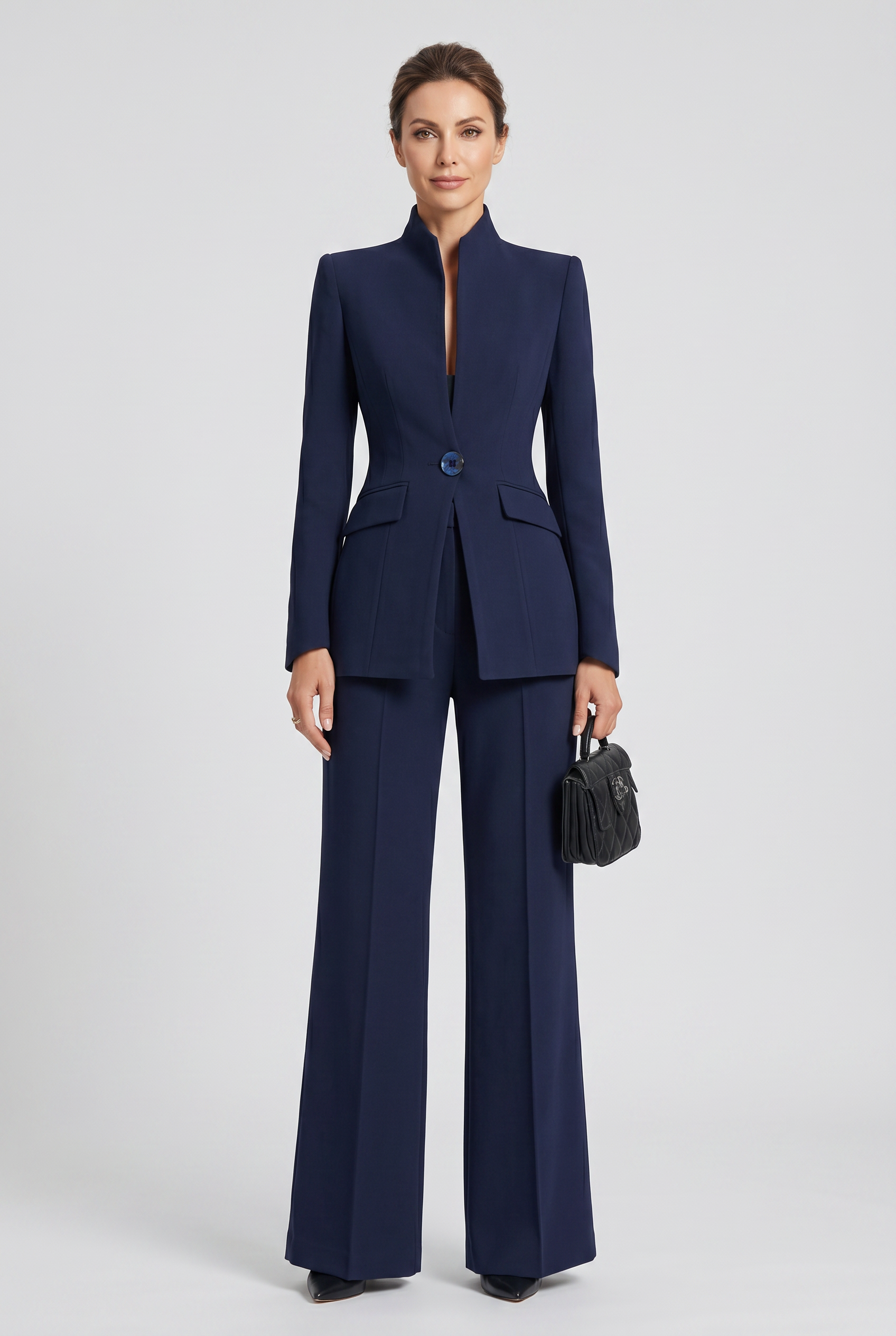 Women’s Suit | High Neck Wide Leg Set-1