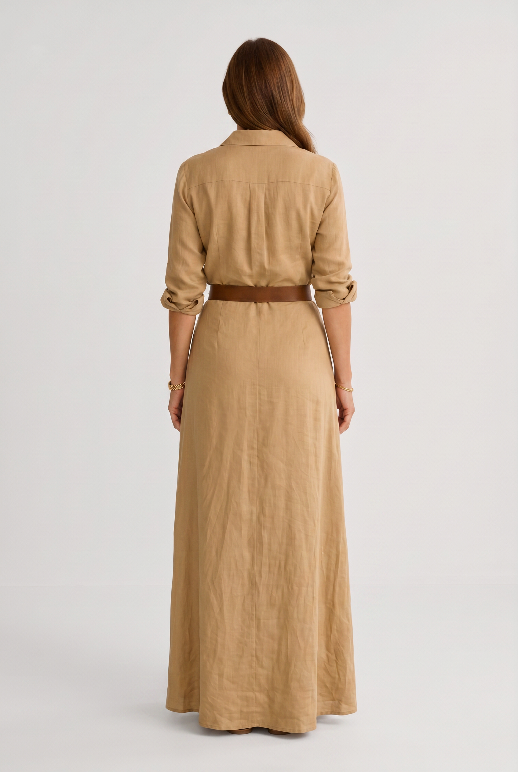 Women's Summer Dress | Casual Maxi with Belt-2