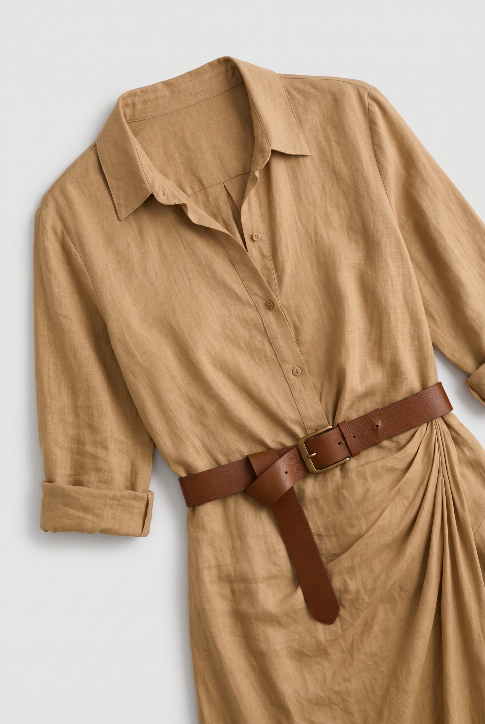 Women's Summer Dress | Casual Maxi with Belt-3