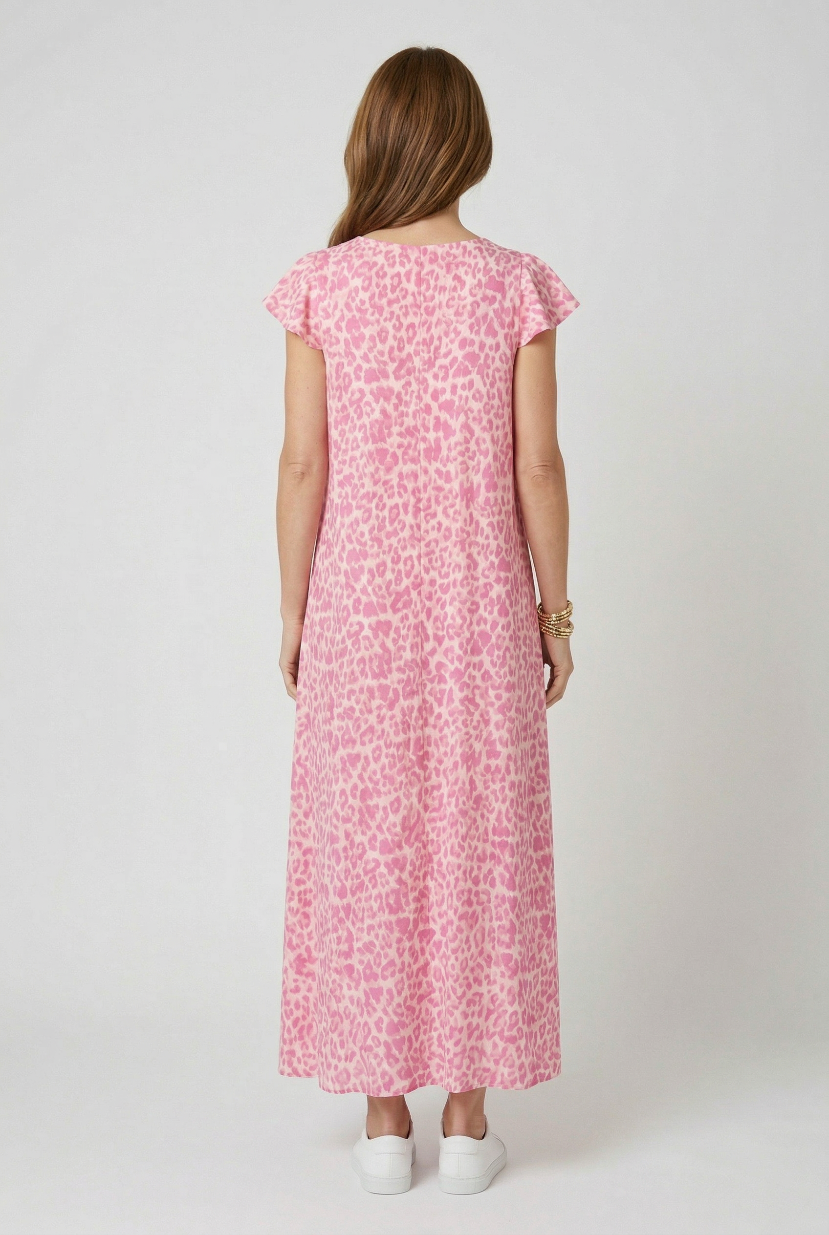 Women’s Summer Dress | Leopard Maxi with Pockets - 2