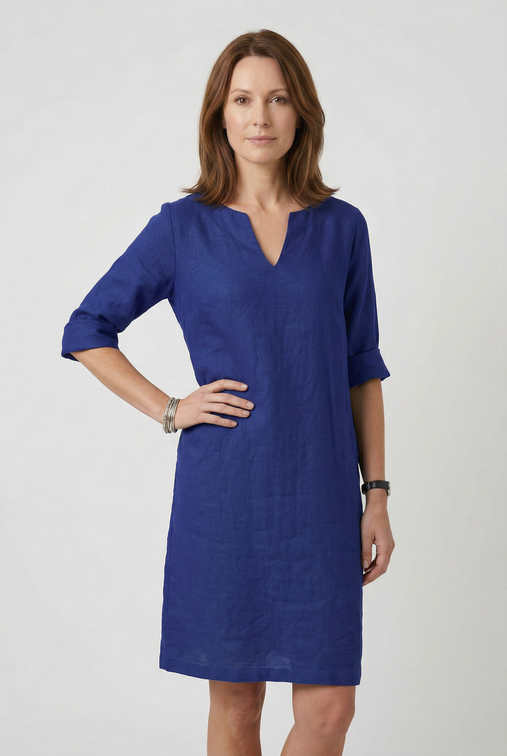 Women’s Summer Dresses | V Neck Midi - 5