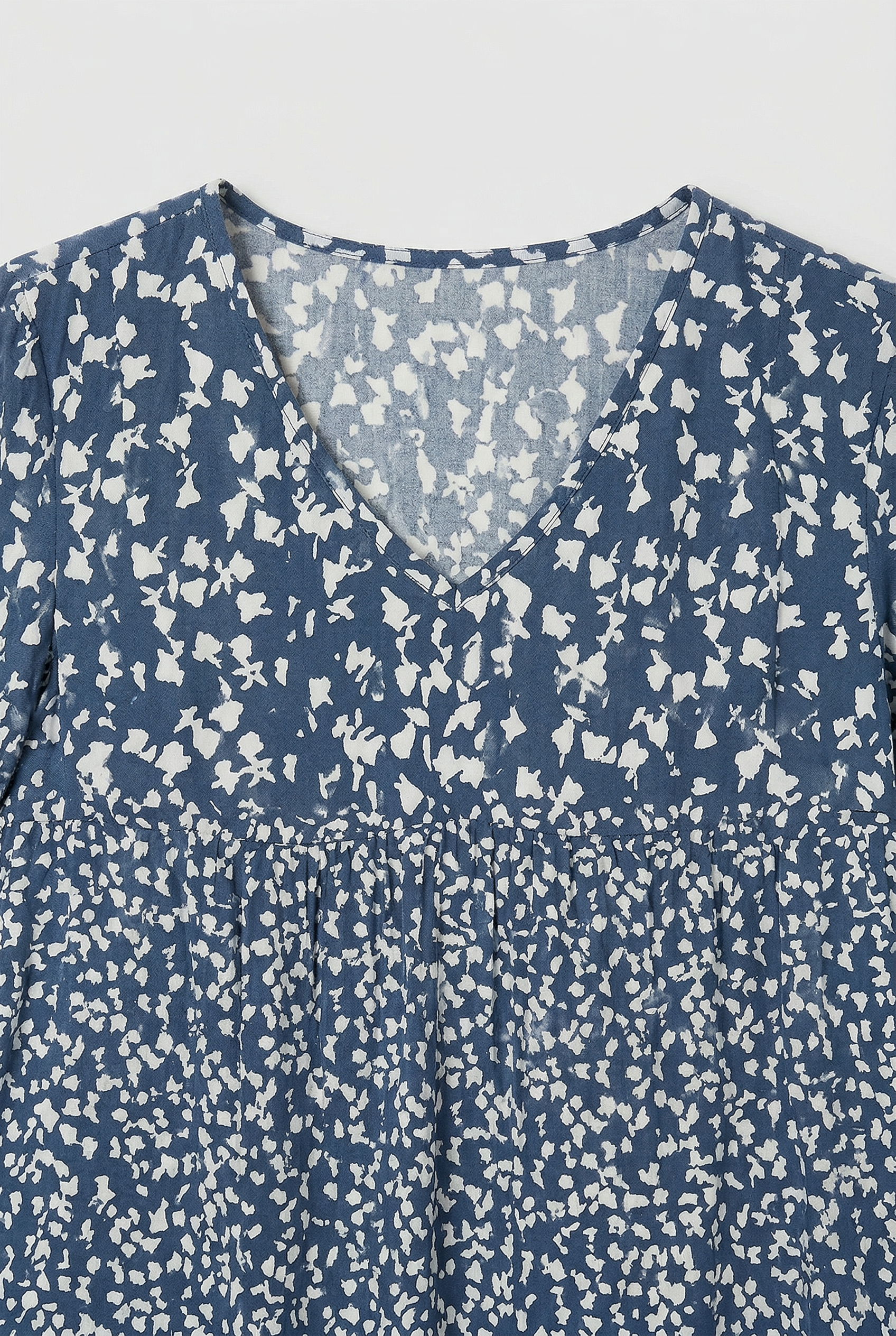 Women’s Summer Dresses | V Neck Midi with Print - 3