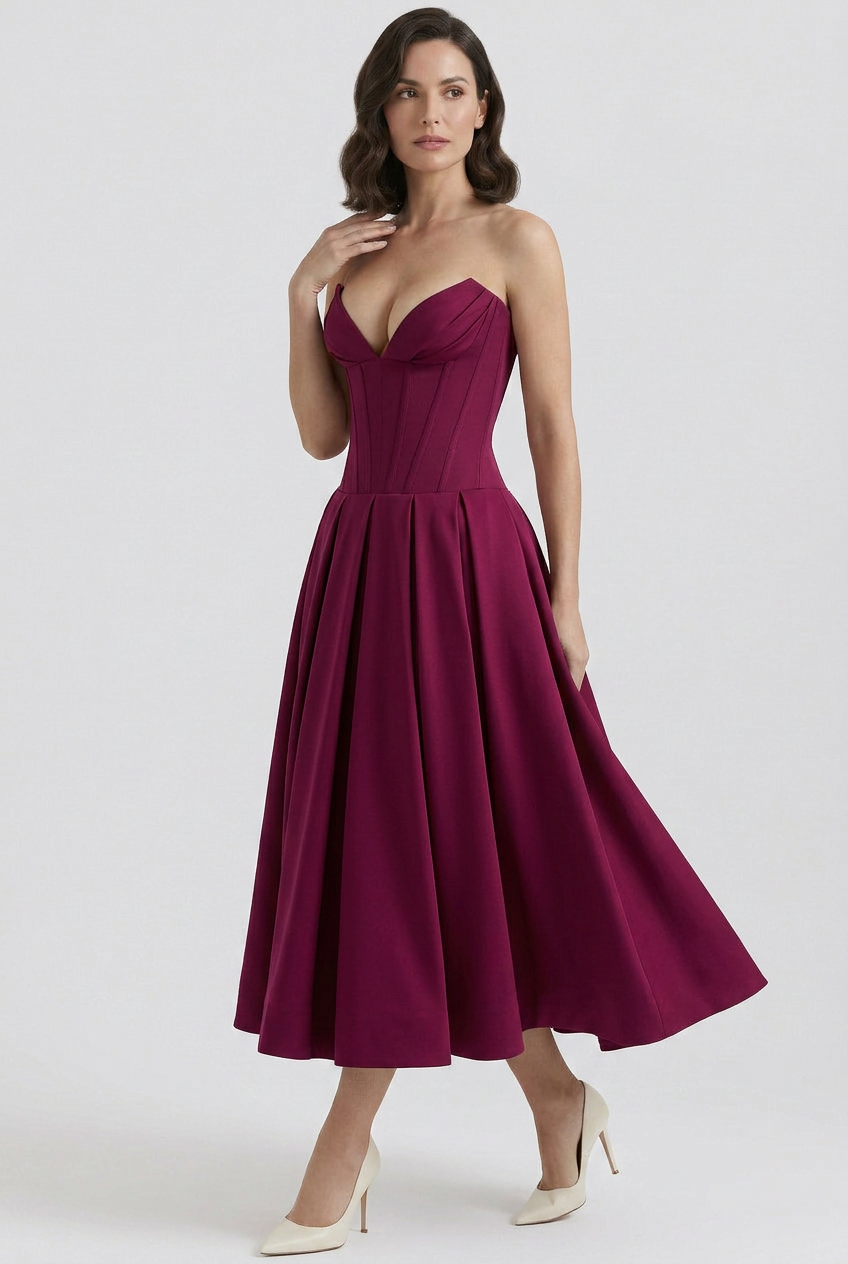 Women’s Summer Wedding Guest Dress | Midi - 8